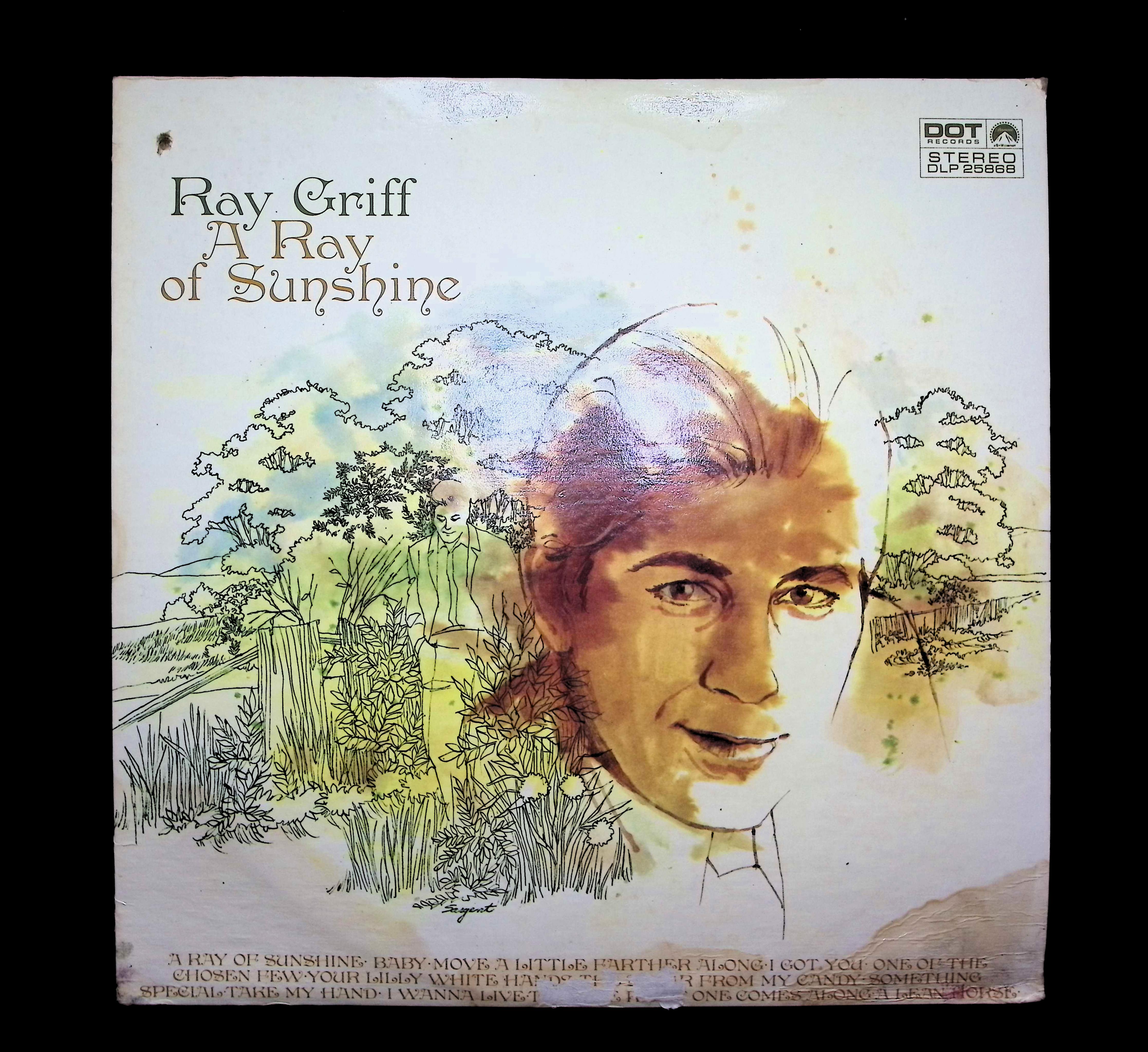 Ray Griff A Ray Of Sunshine 12" LP 0 Dot Records Folk, World, & Country