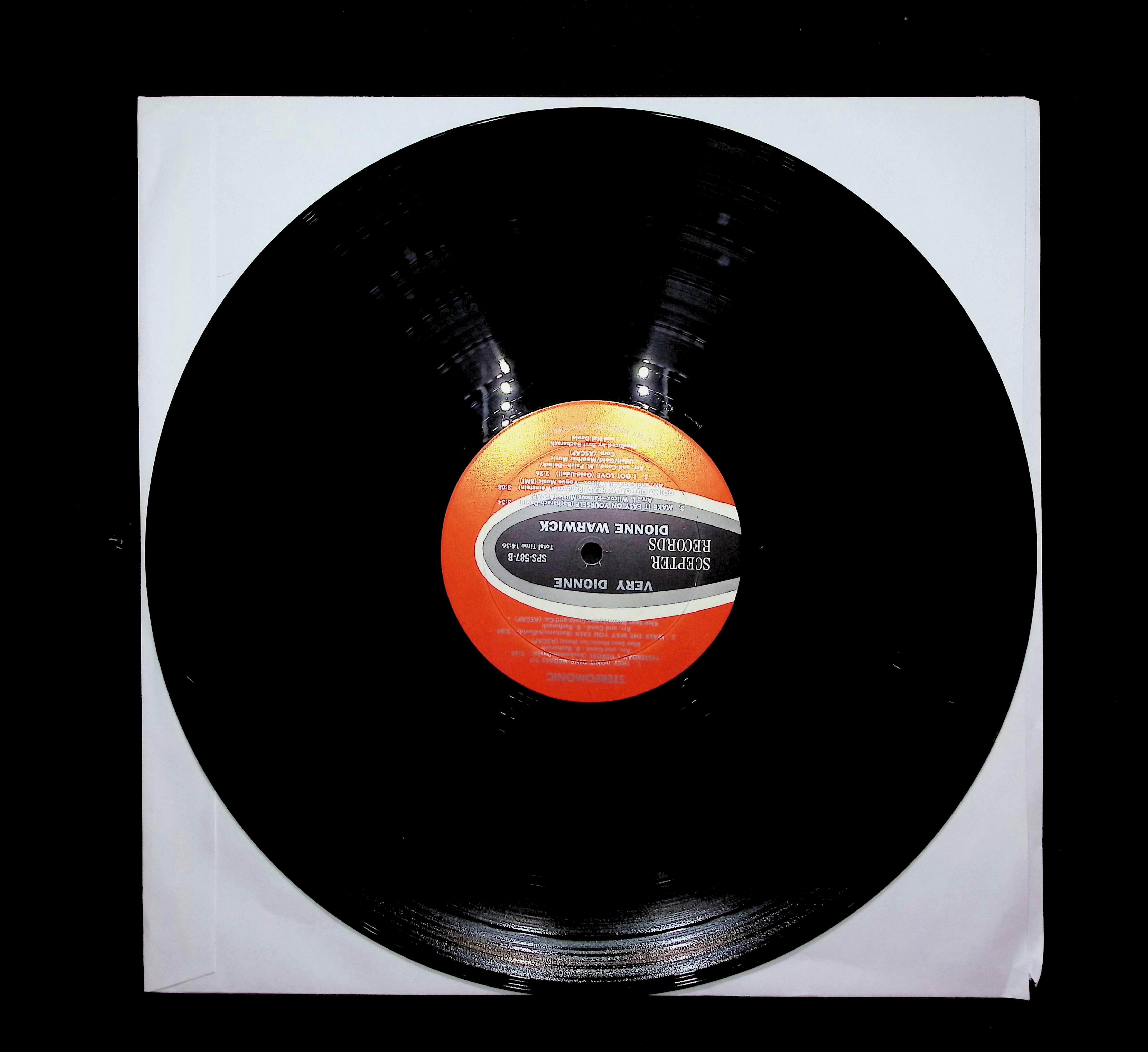 Dionne Warwick Very Dionne 12" LP 1970 SPS 587 Funk / Soul — image 3