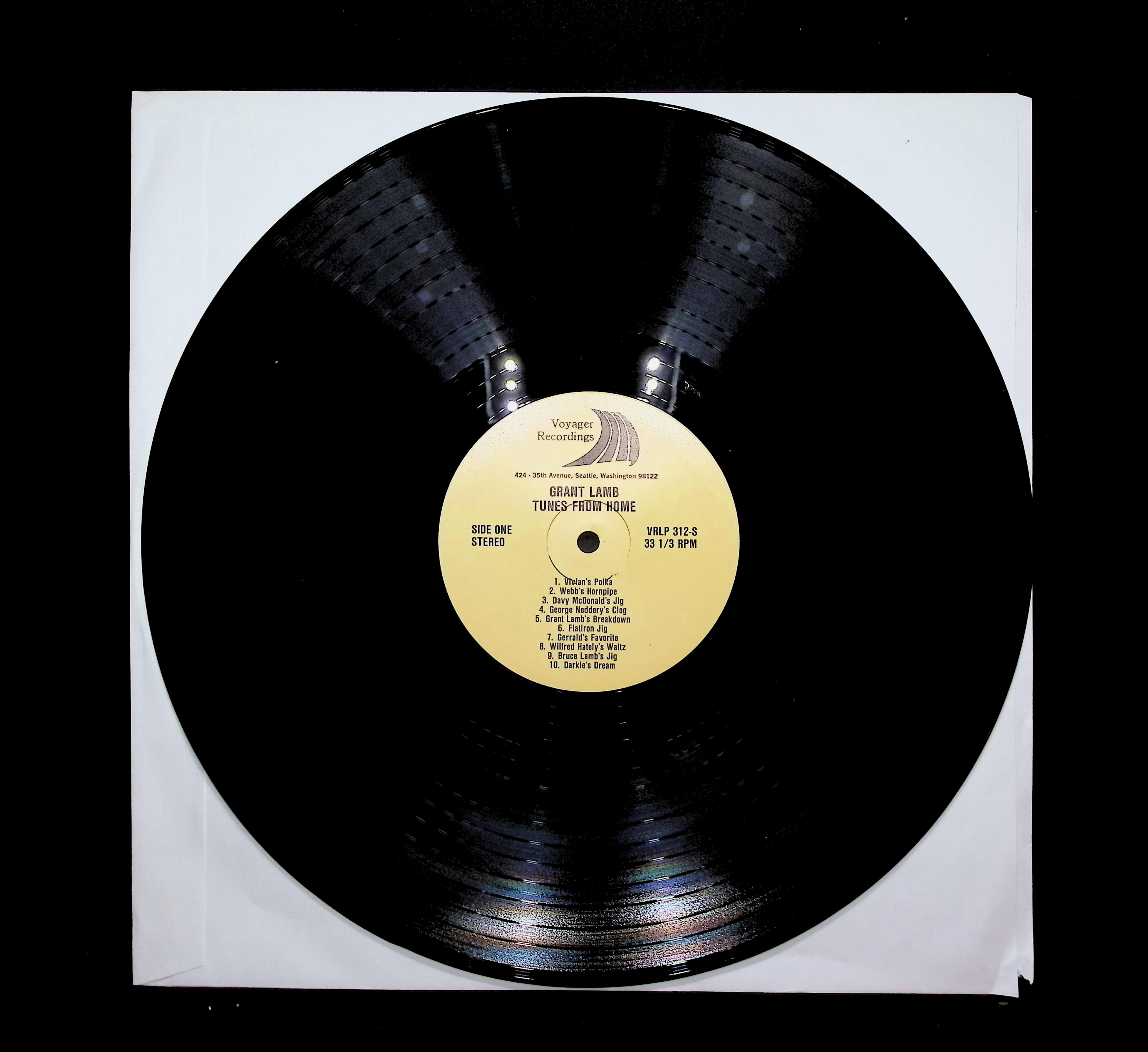 Grant Lamb Tunes From Home 12" LP 1974 VRLP 312-S Folk, World, & Country — image 3