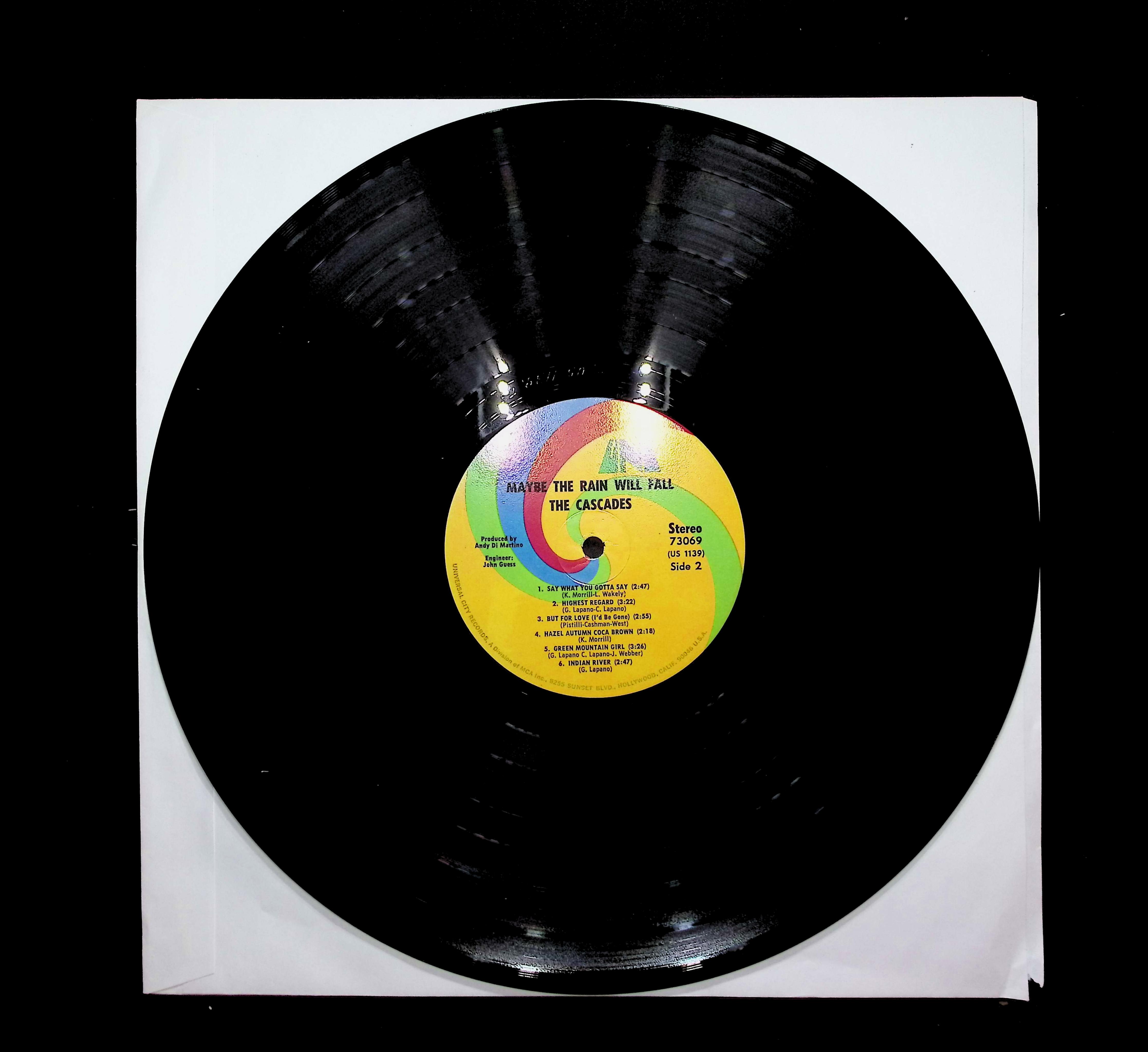 The Cascades -Maybe The Rain Will Fall 1969 LP Country Rock, Psychedelic Rock — image 3