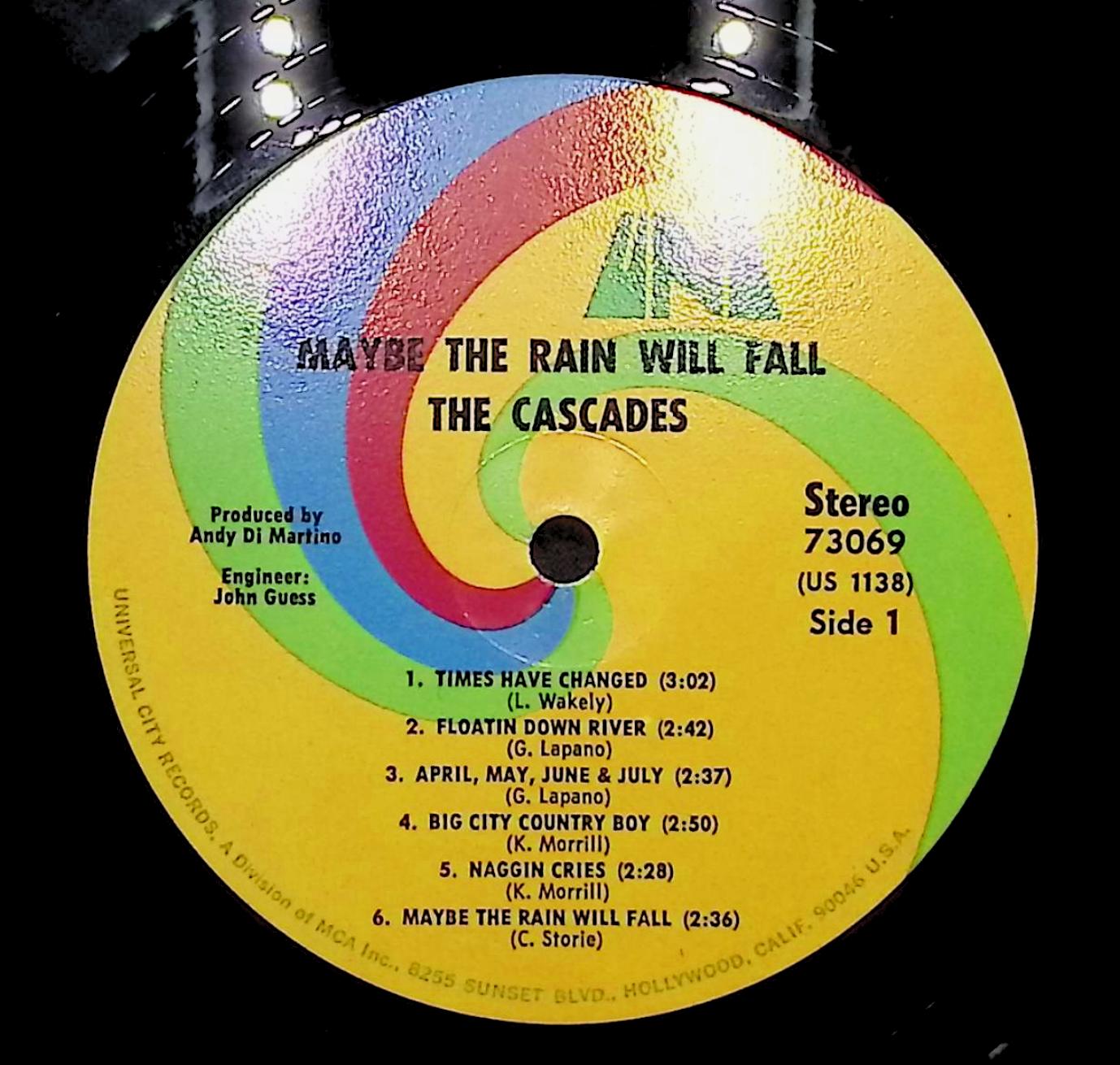 The Cascades -Maybe The Rain Will Fall 1969 LP Country Rock, Psychedelic Rock — image 4
