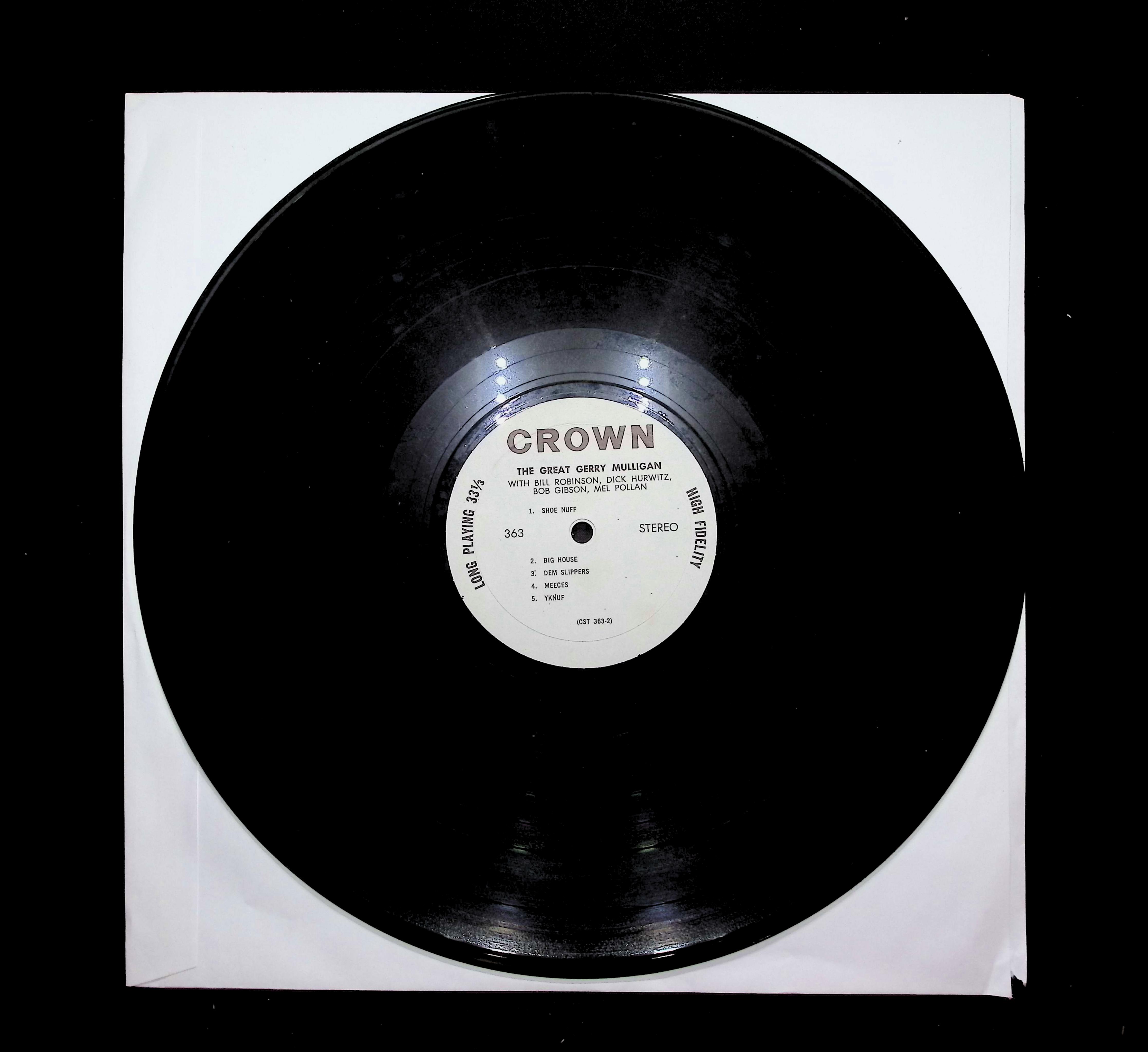 The Great Gerry Mulligan 1963 LP CST 363 Jazz — image 3