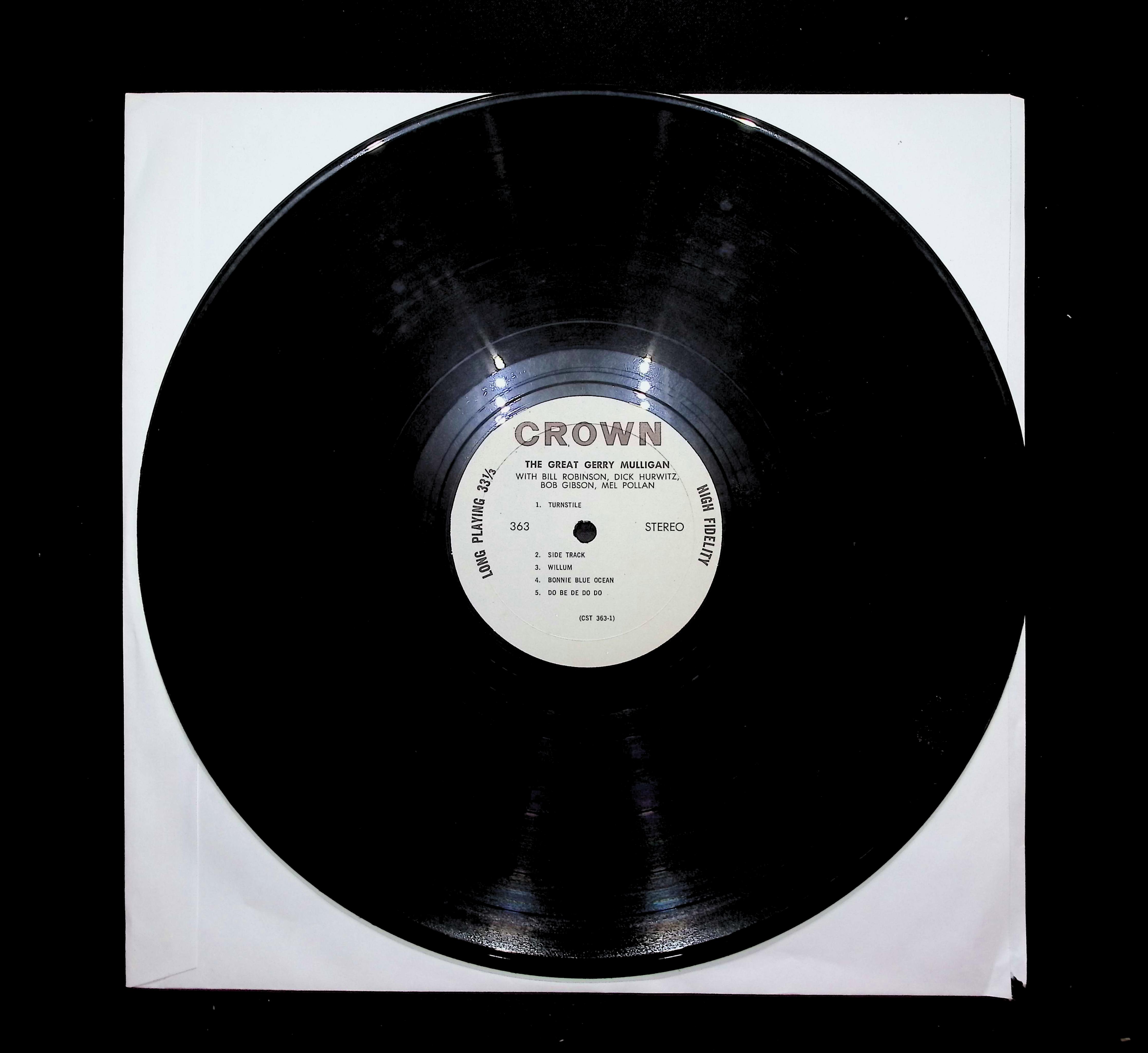 The Great Gerry Mulligan 1963 LP CST 363 Jazz — image 5