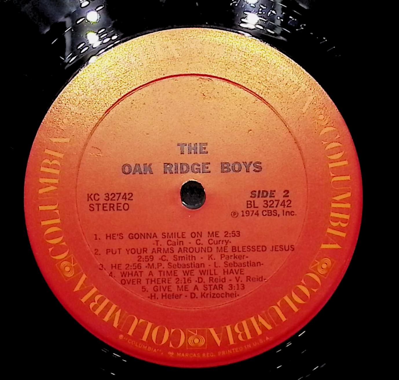 The Oak Ridge Boys 1974 LP KC 32742 Folk, World, & Country — image 2