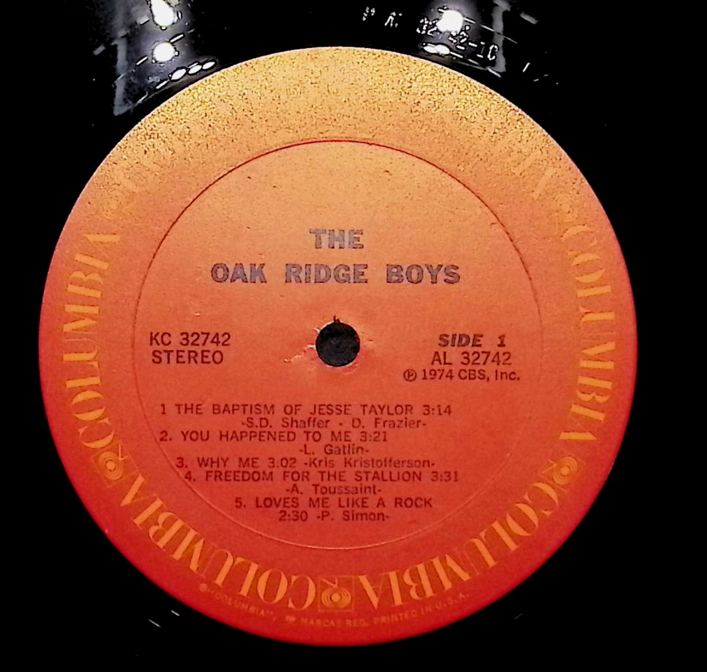 The Oak Ridge Boys 1974 LP KC 32742 Folk, World, & Country — image 4