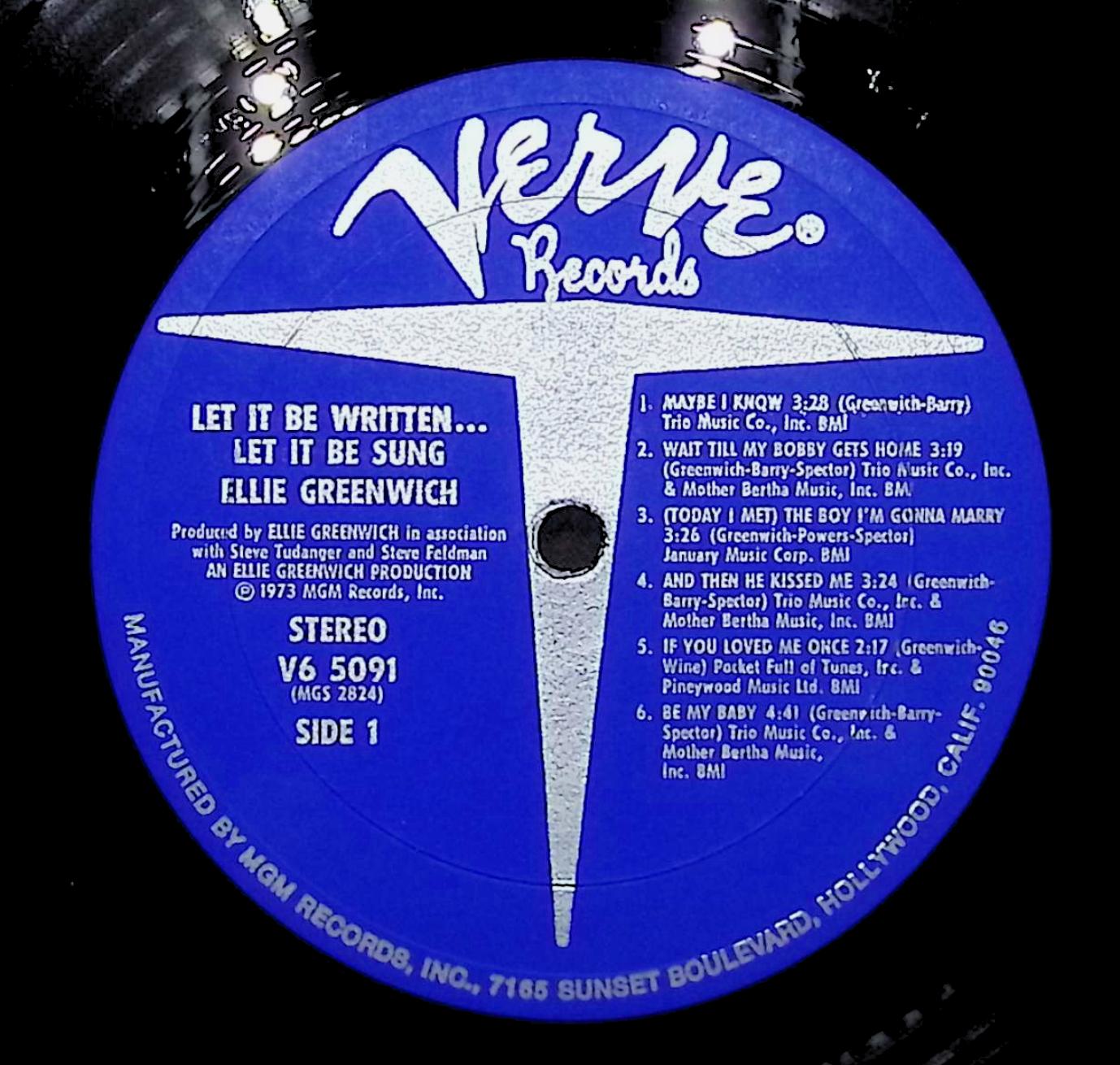 Ellie Greenwich Let It Be Written, Let It Be Sung 1973 LP 	Sunshine Pop  — image 4