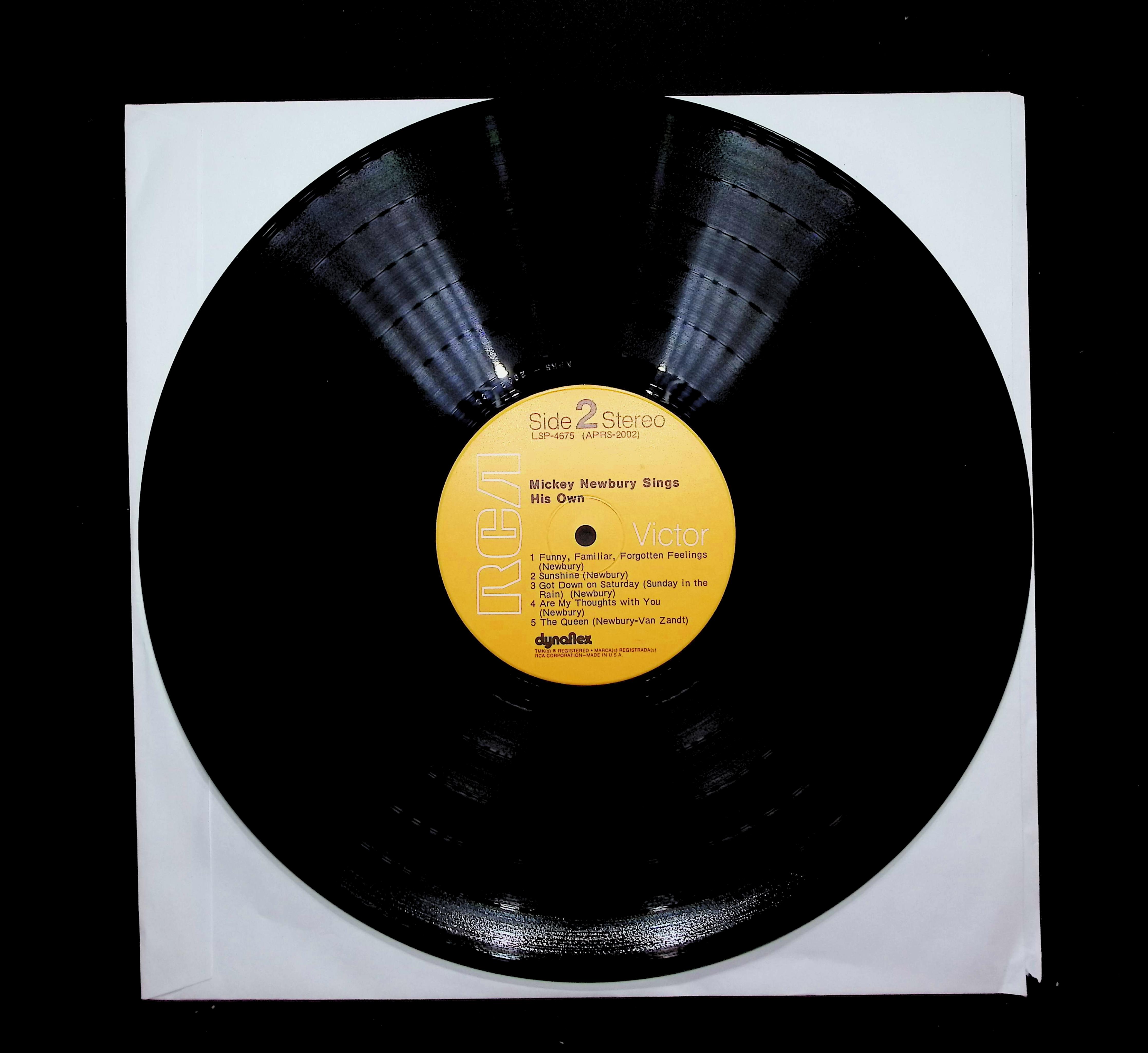 Mickey Newbury Sings His Own 1972 LP LSP-4675 Folk, World, & Country — image 3