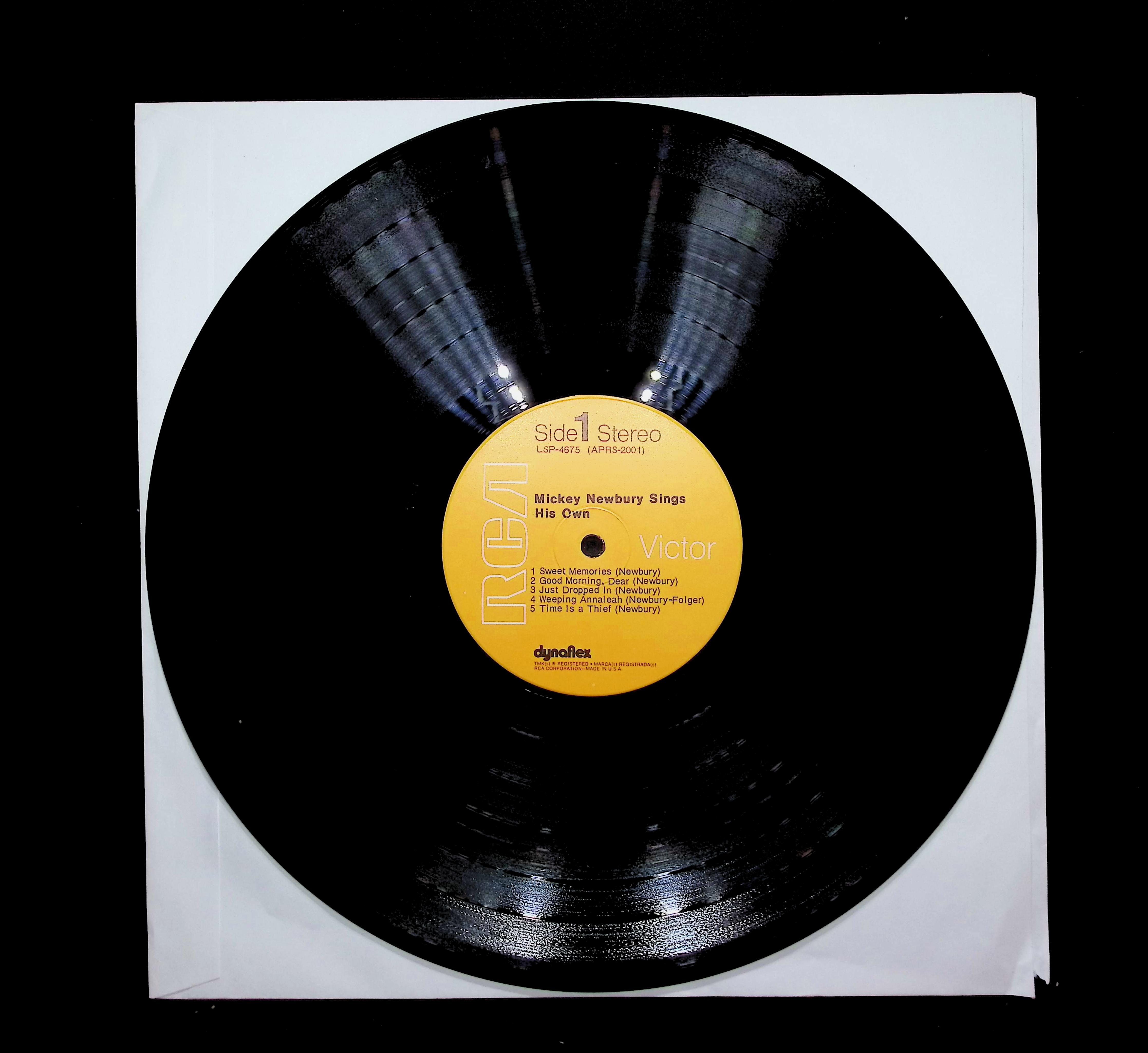 Mickey Newbury Sings His Own 1972 LP LSP-4675 Folk, World, & Country — image 5