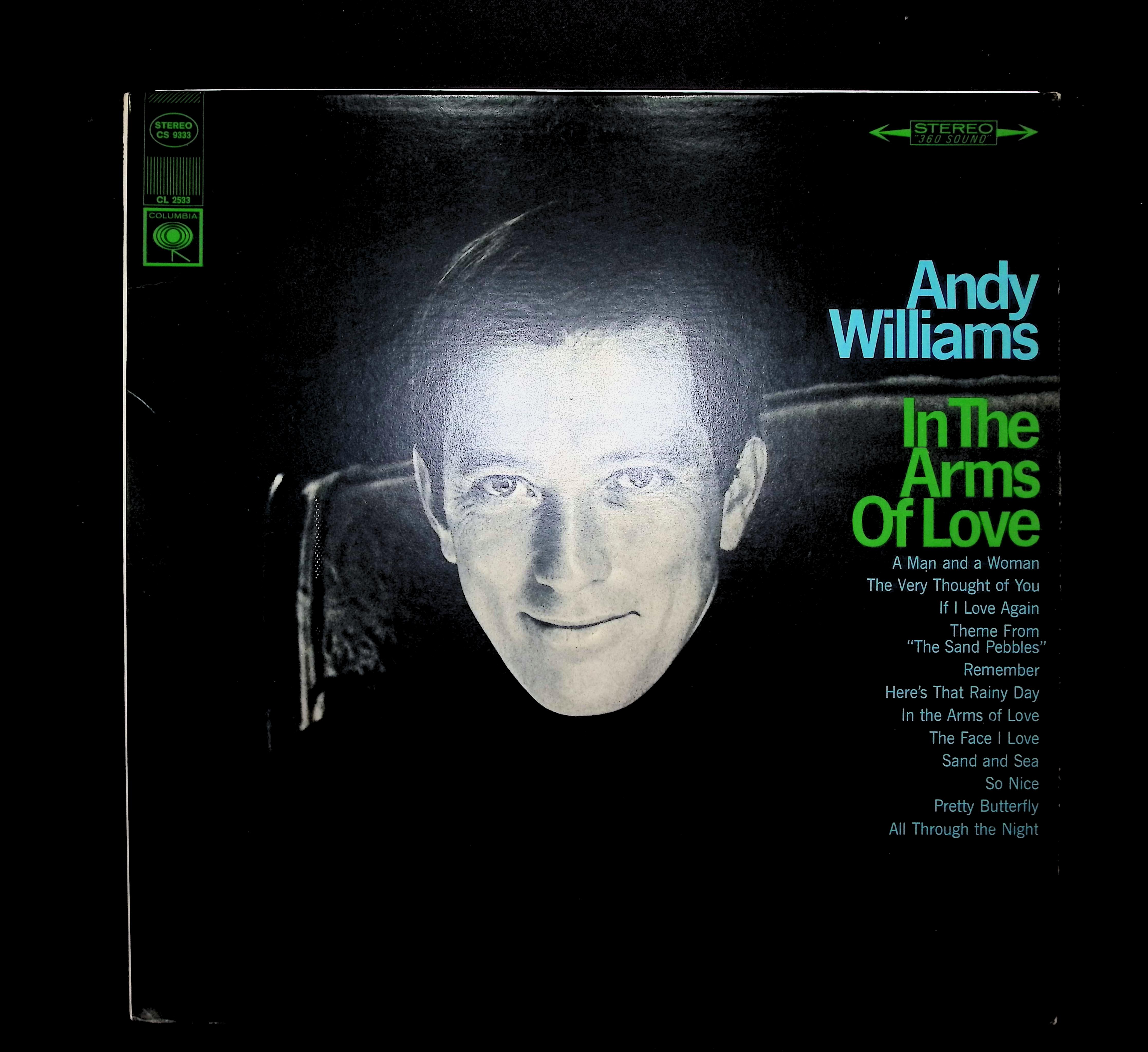 Andy Williams In The Arms Of Love 1966 LP CS 9333 Jazz, Pop