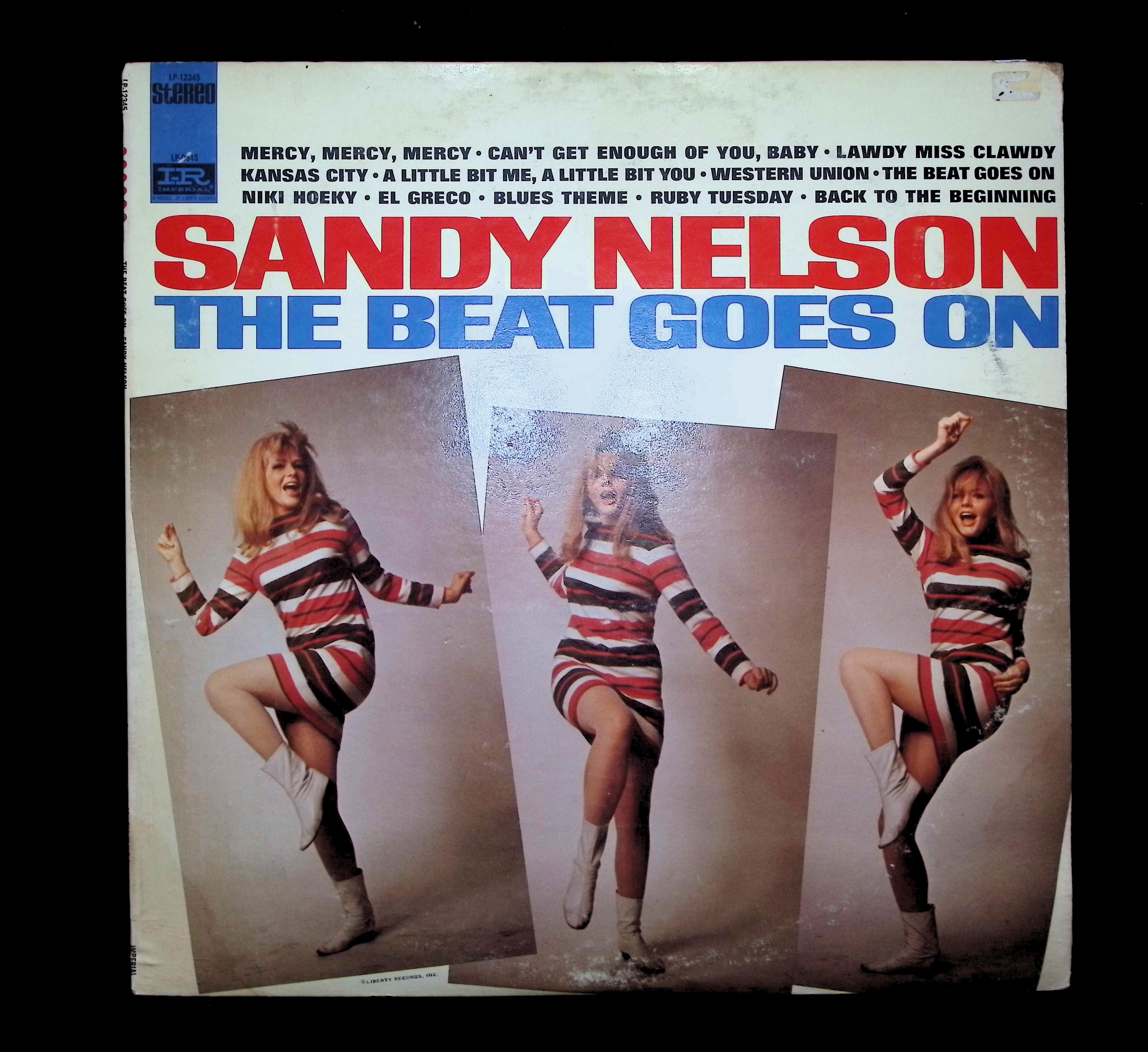 Sandy Nelson The Beat Goes On 1967 LP LP-12345 Rock, Funk / Soul