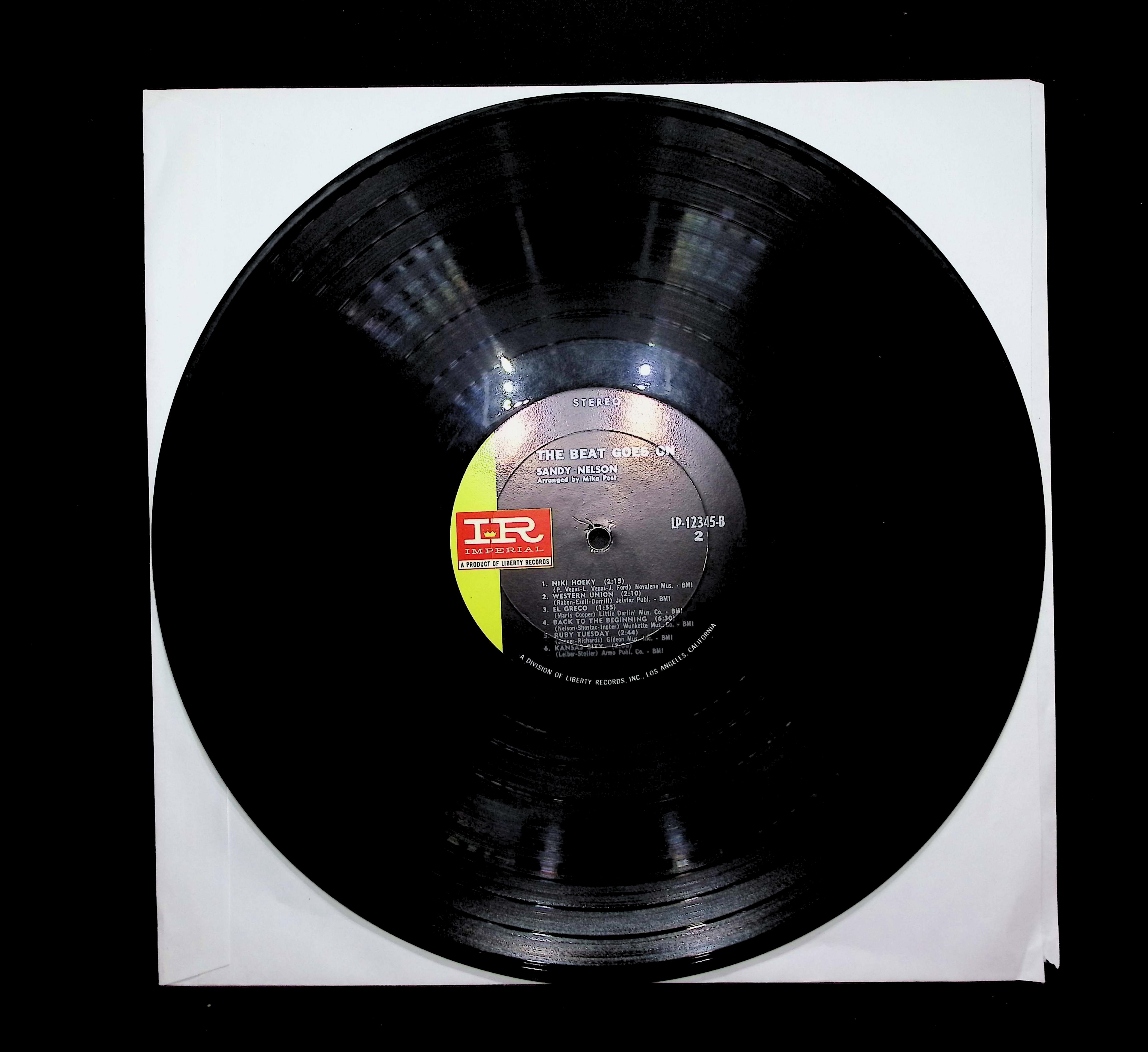 Sandy Nelson The Beat Goes On 1967 LP LP-12345 	Rock, Funk / Soul  — image 5