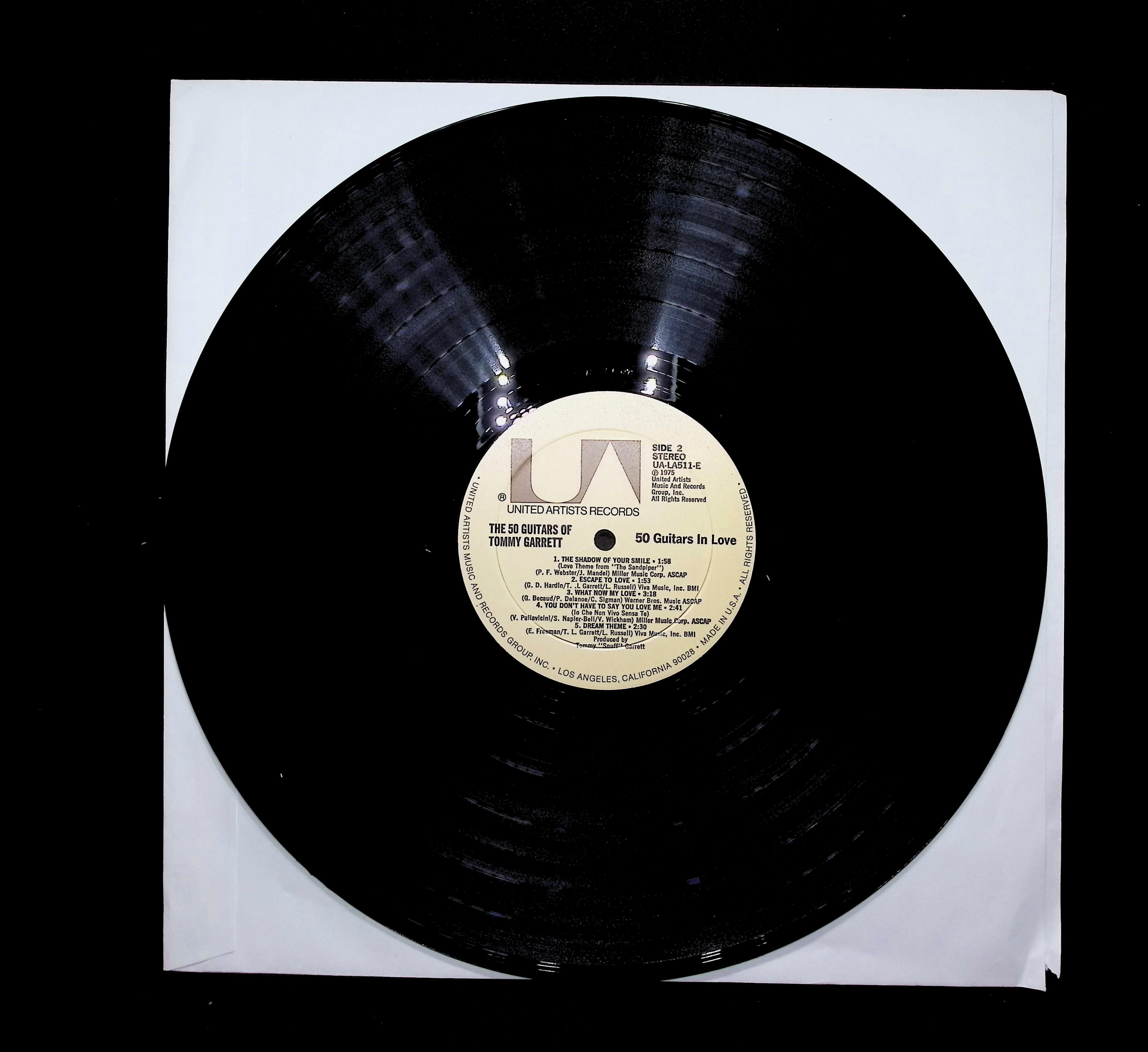 The 50 Guitars Of Tommy Garrett 1975 LP Folk, World, & Country  — image 3