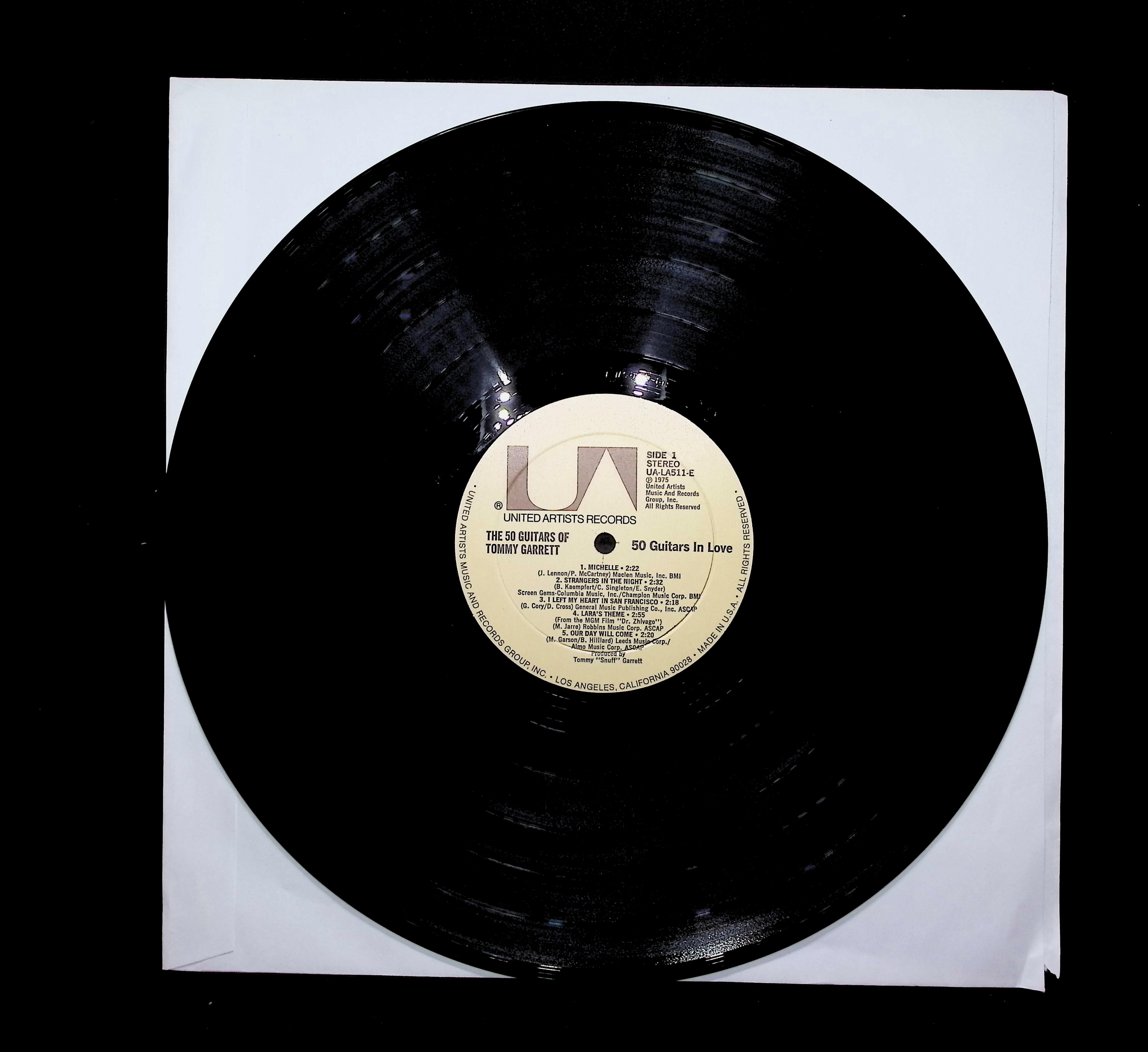 The 50 Guitars Of Tommy Garrett 1975 LP Folk, World, & Country  — image 5