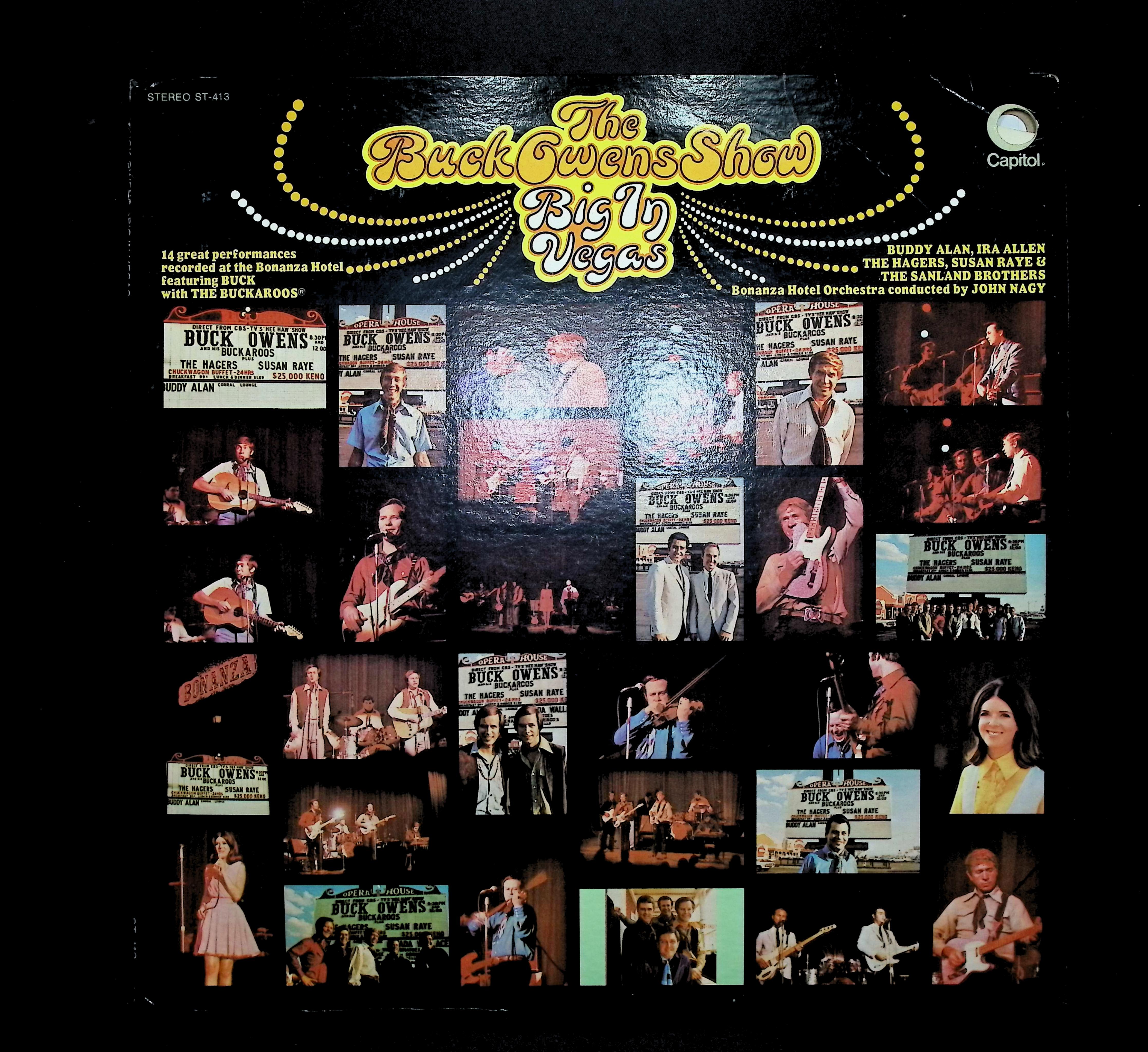 The Buck Owens Show Big In Vegas LP ST-413 Folk, World, &Country
