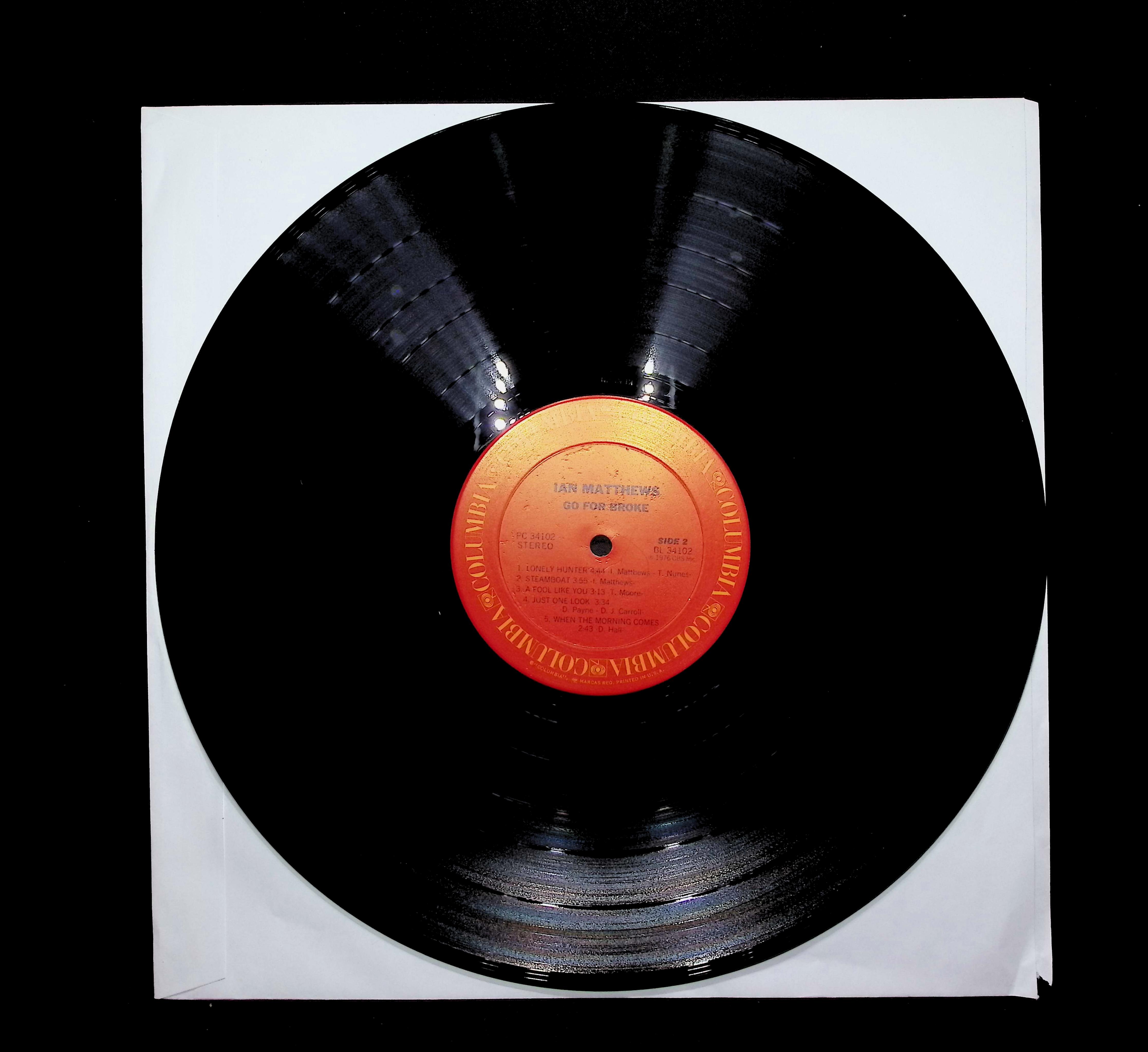 Iain Matthews Go For Broke 1976 LP PC 34102 Rock  — image 3