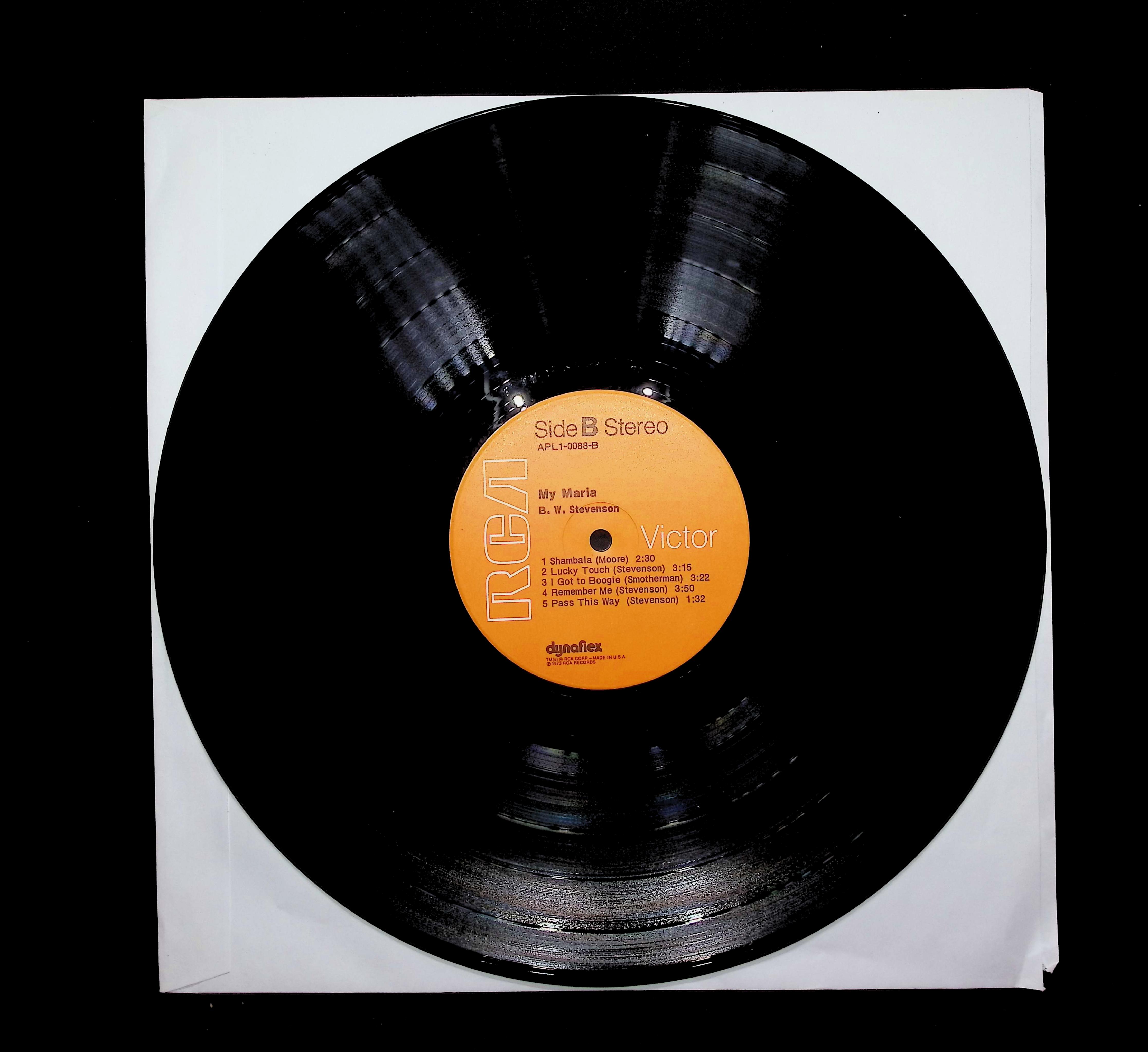 B.W. Stevenson My Maria 1973 LP APL1-0088 Rock — image 3