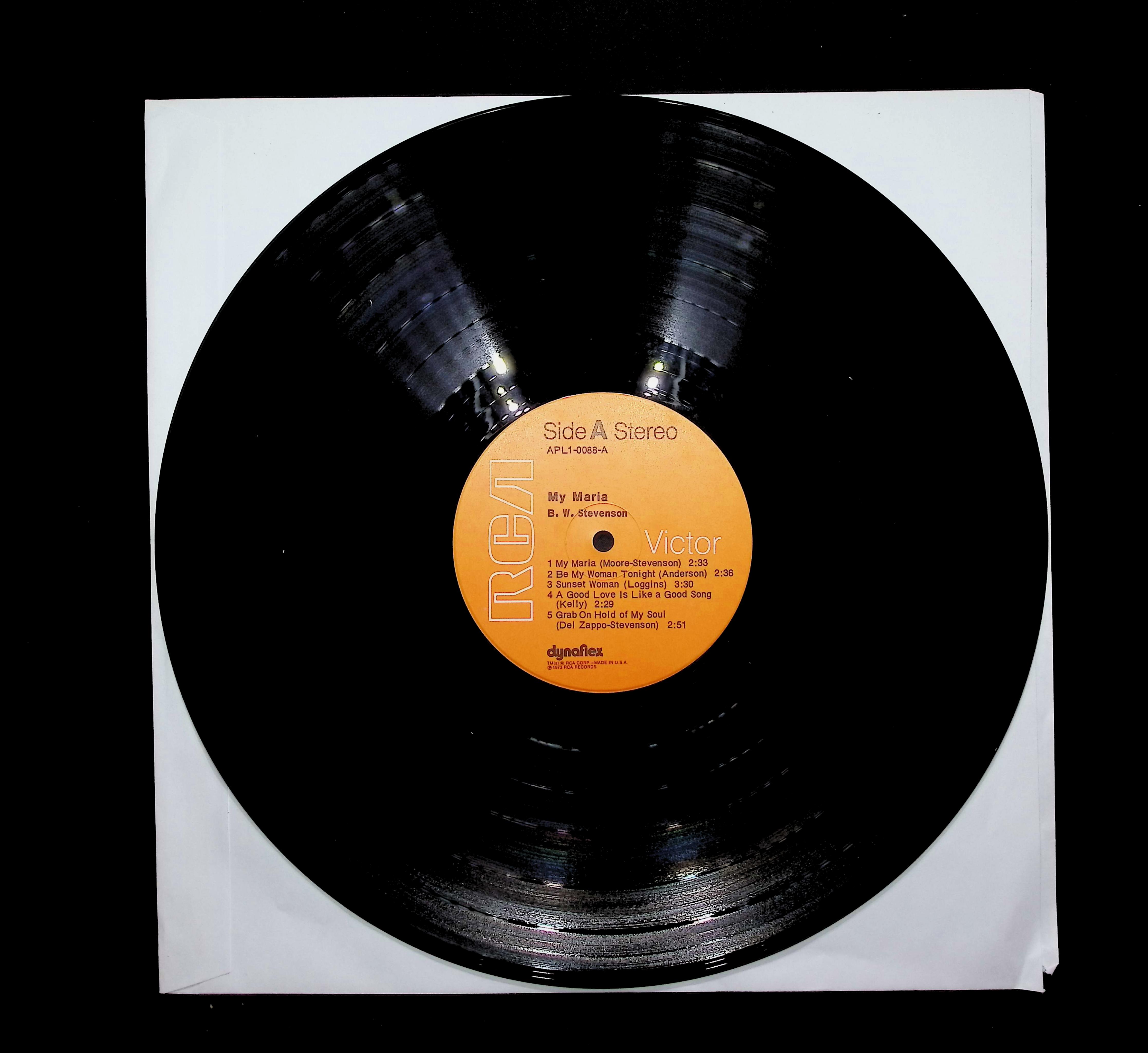 B.W. Stevenson My Maria 1973 LP APL1-0088 Rock — image 5