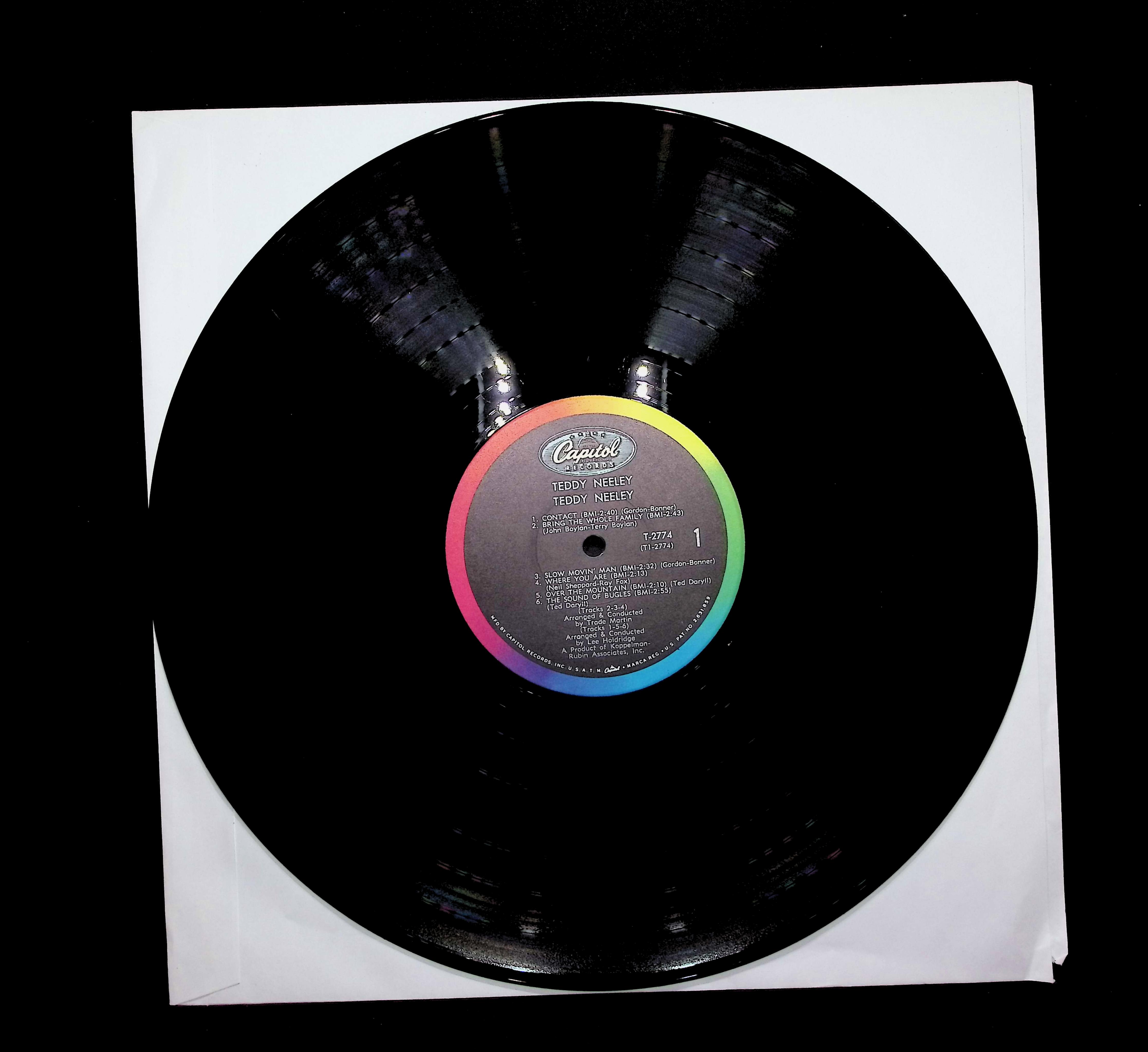 Various Artists Teddy Neeley 1966 LP T 2774 Rock, Funk / Soul, Pop  — image 3