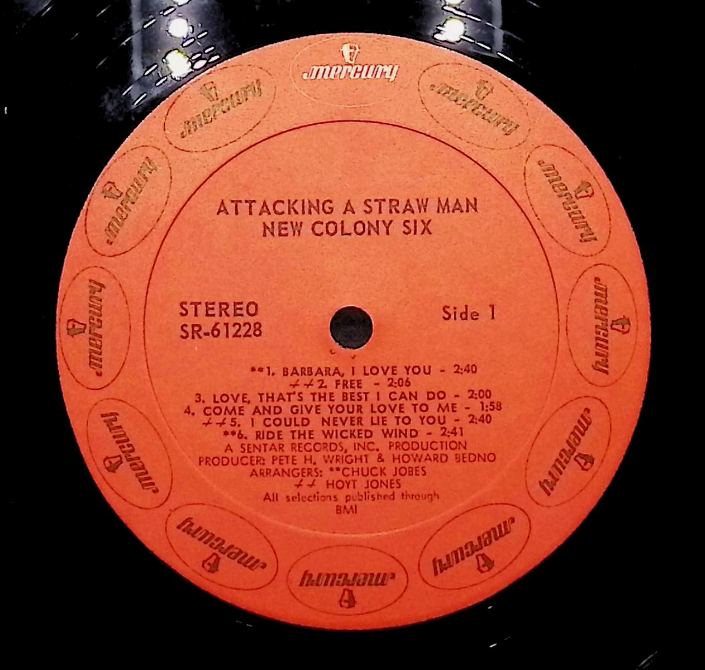 The New Colony Six Attacking A Straw Man 1969 LP Psychedelic Rock  — image 2