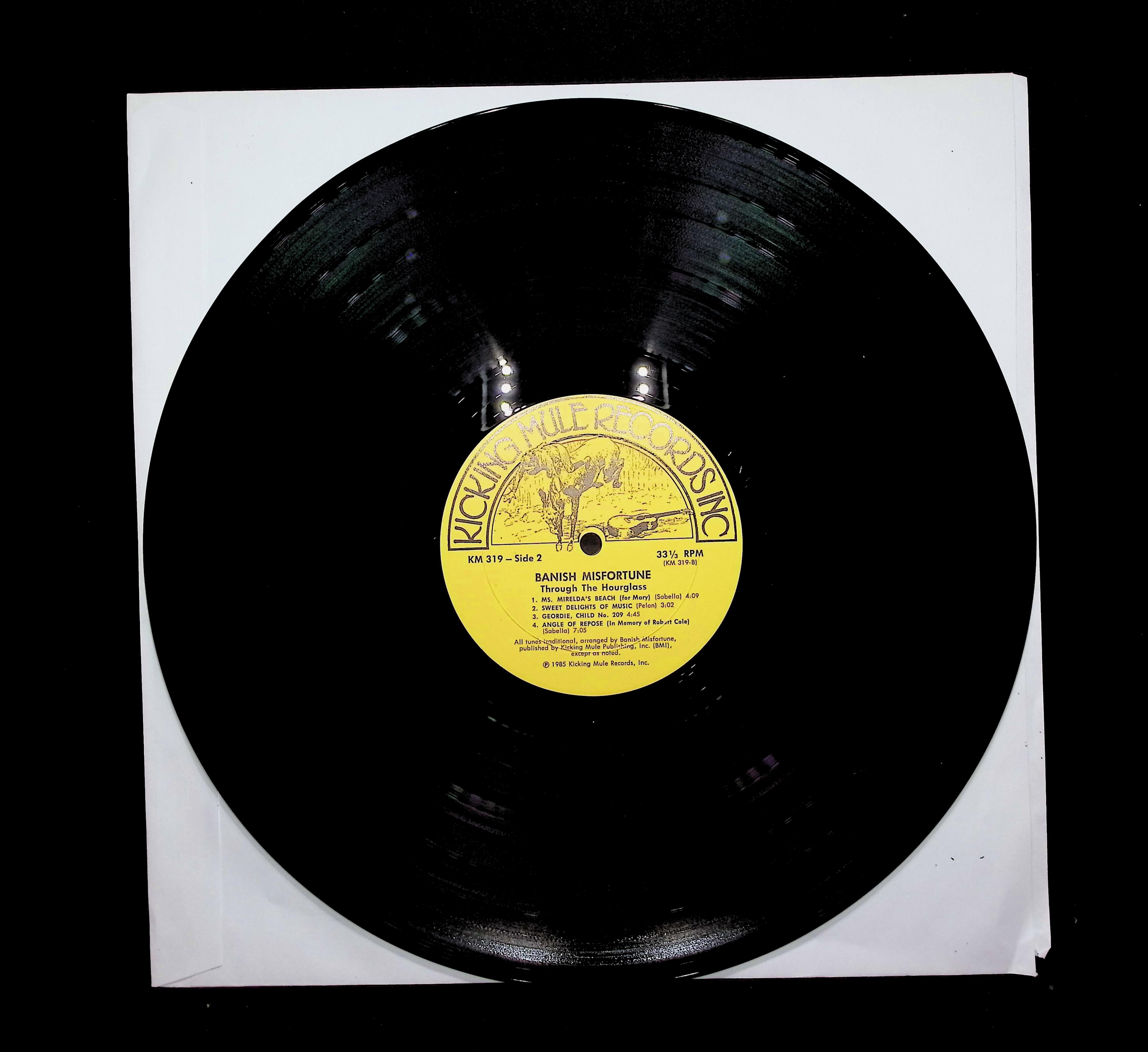 Banish Misfortune - Through The Hourglass 1985 LP Electronic, Jazz, Classical — image 3