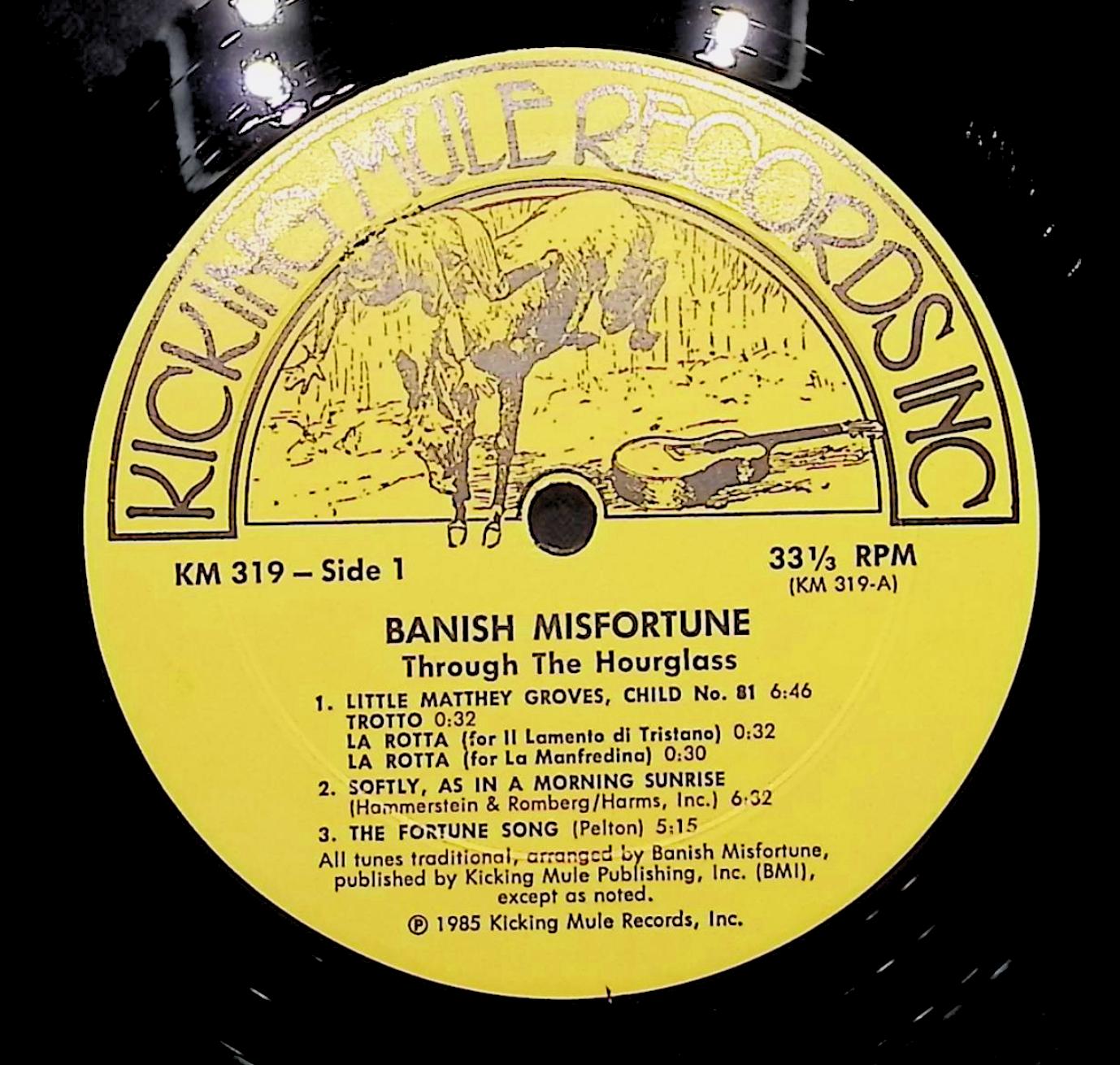 Banish Misfortune - Through The Hourglass 1985 LP Electronic, Jazz, Classical — image 4