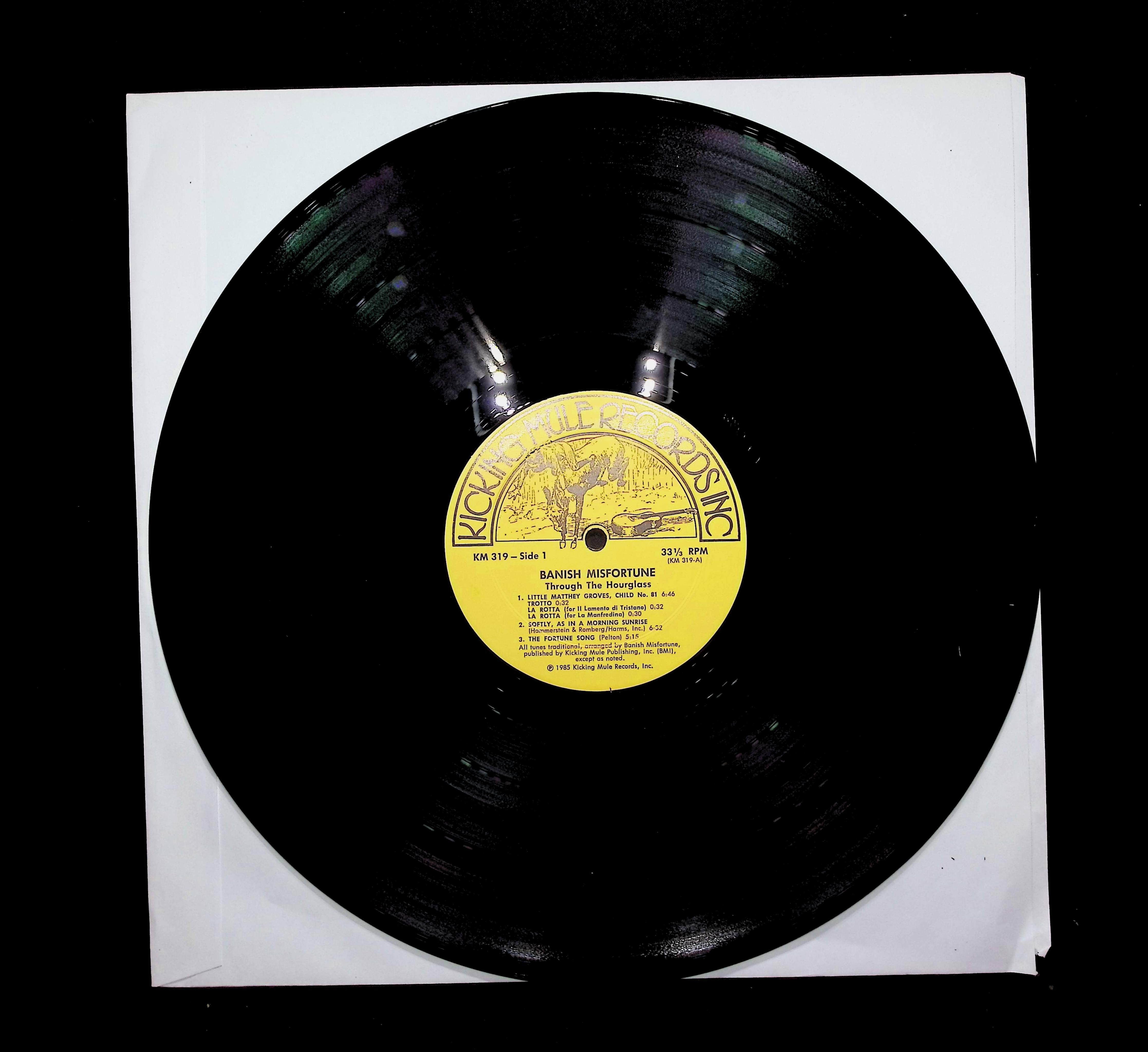 Banish Misfortune - Through The Hourglass 1985 LP Electronic, Jazz, Classical — image 5