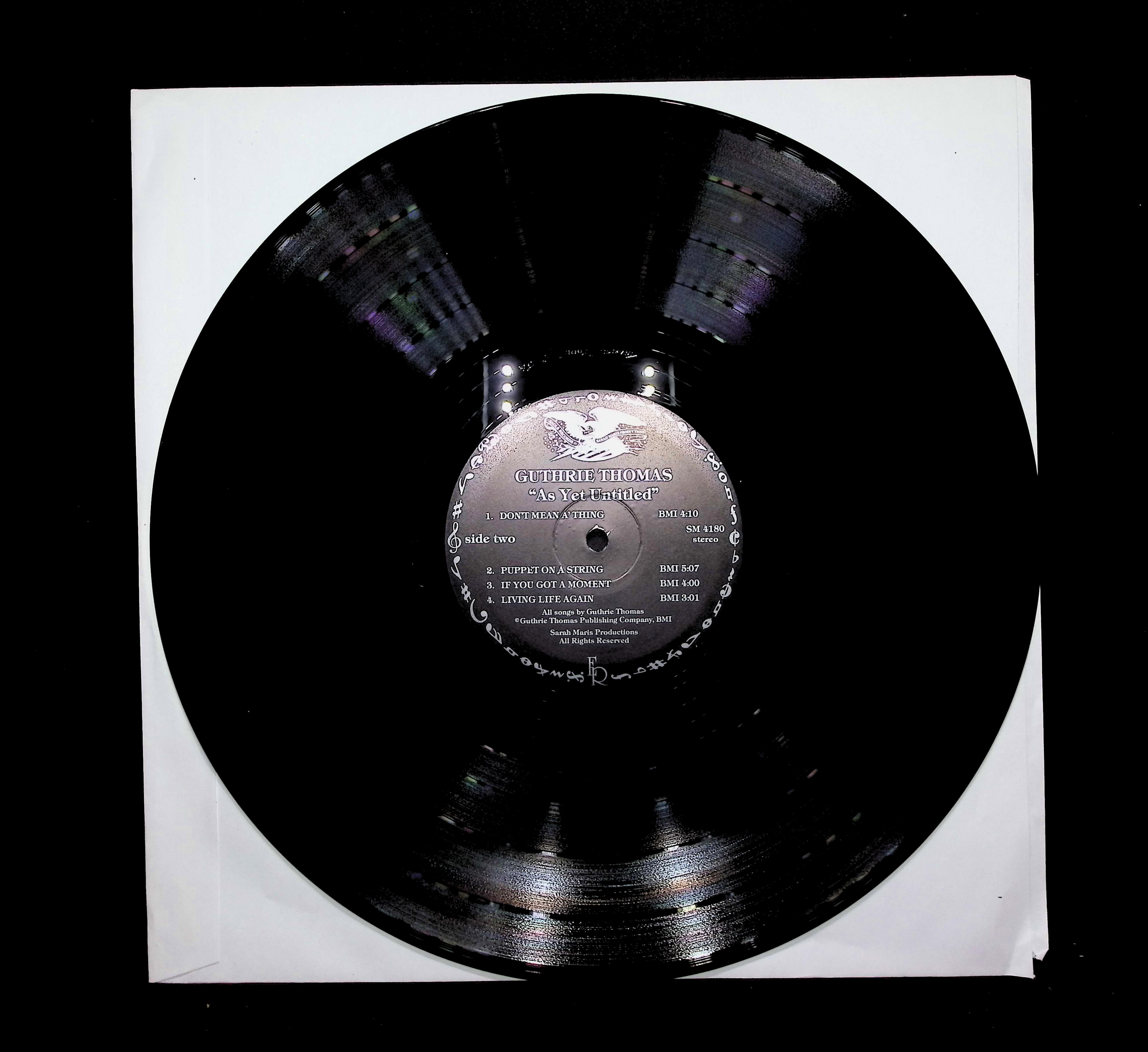 Guthrie Thomas As Yet Untitled 1983 LP SM 4180 Folk, World, & Country  — image 5