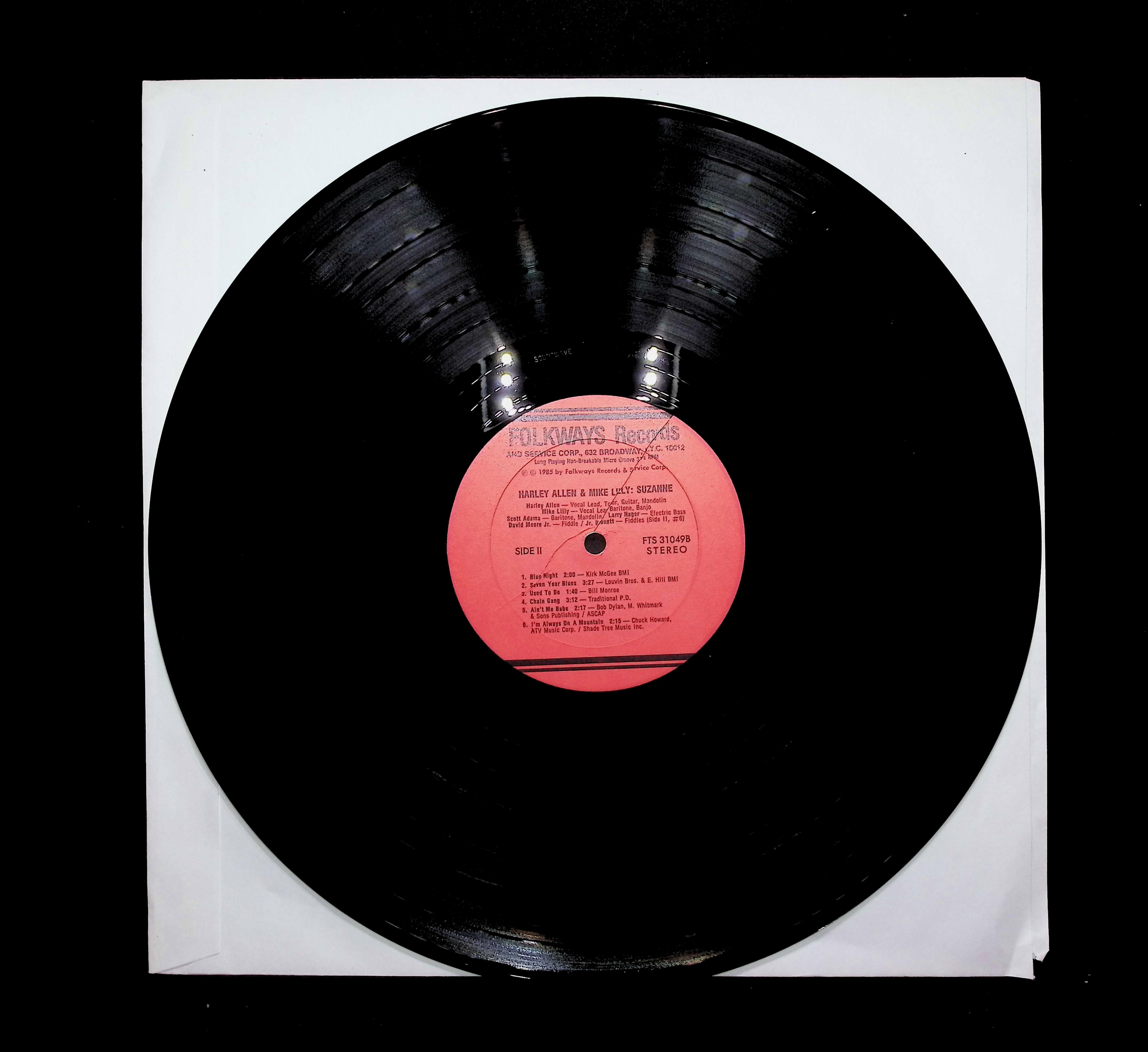 Harley Allen & Mike Lilly Harley Allen & Mike Lilly Suzanne 1985 LP FTS 31049 Fo — image 3