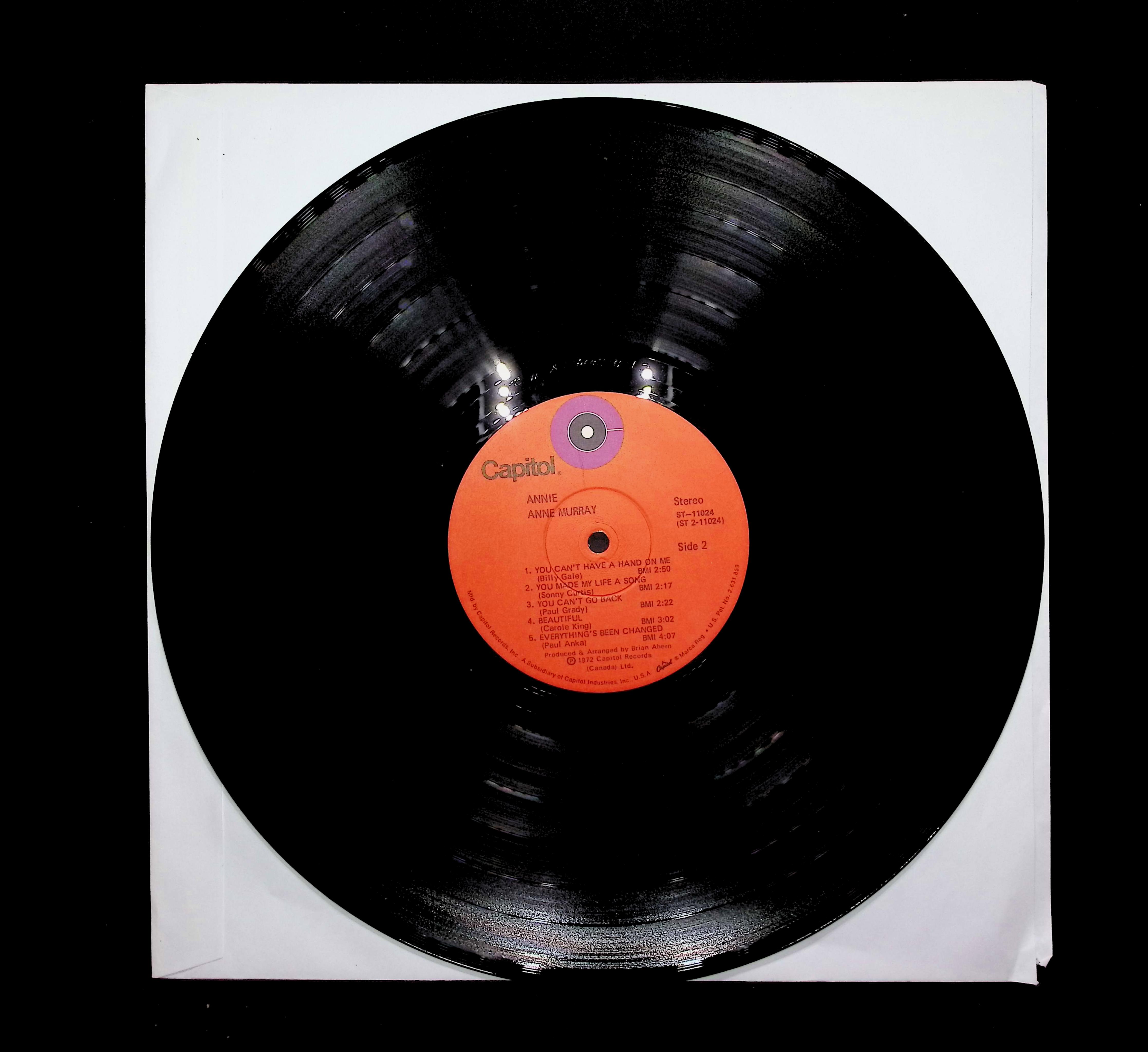 Anne Murray-Annie 1972 LP ST-11024 	Pop, Folk, World, & Country  — image 5