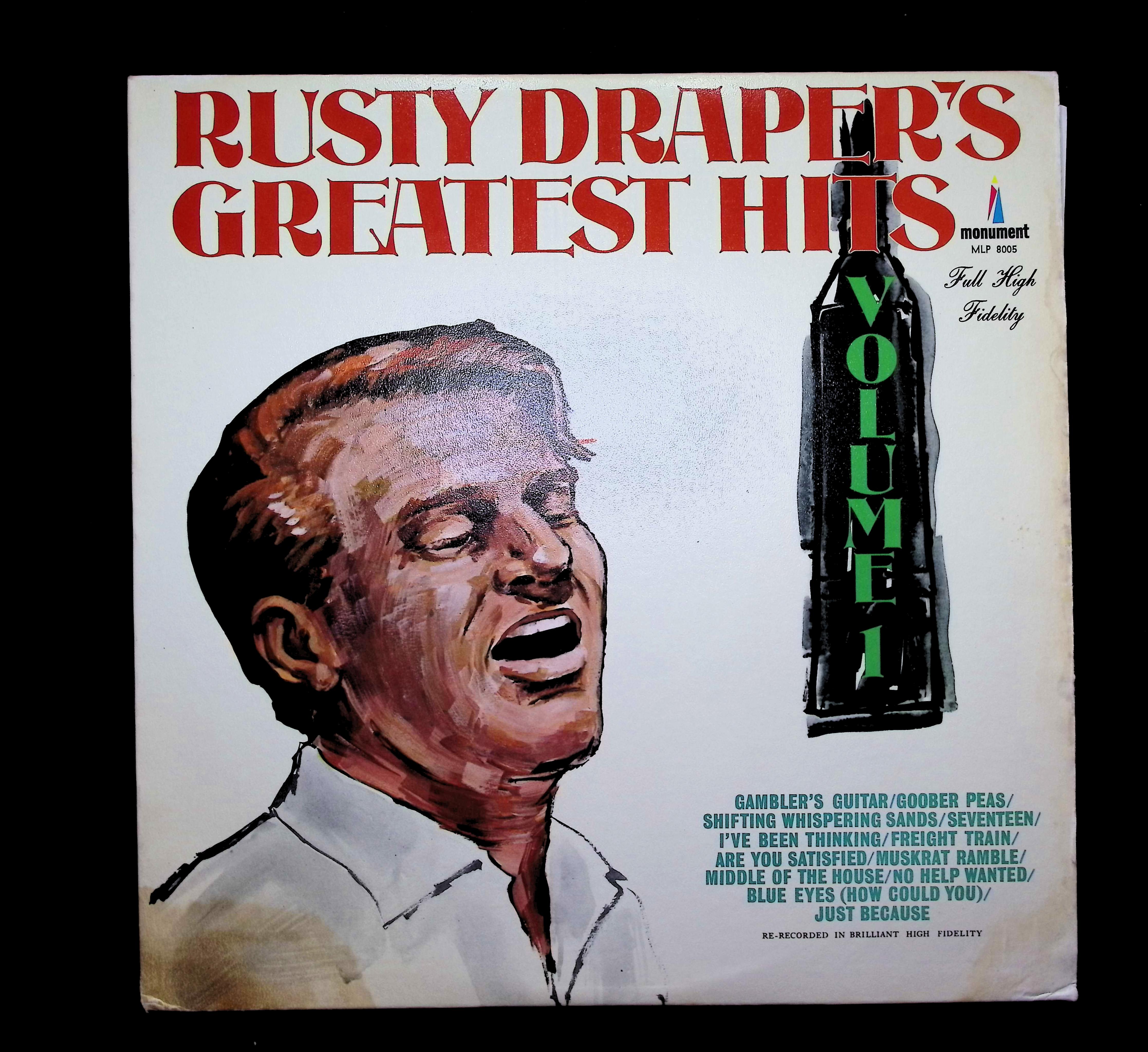 Rusty Draper's Greatest Hits (Volume 1) 1964 LP Folk, World, & Country