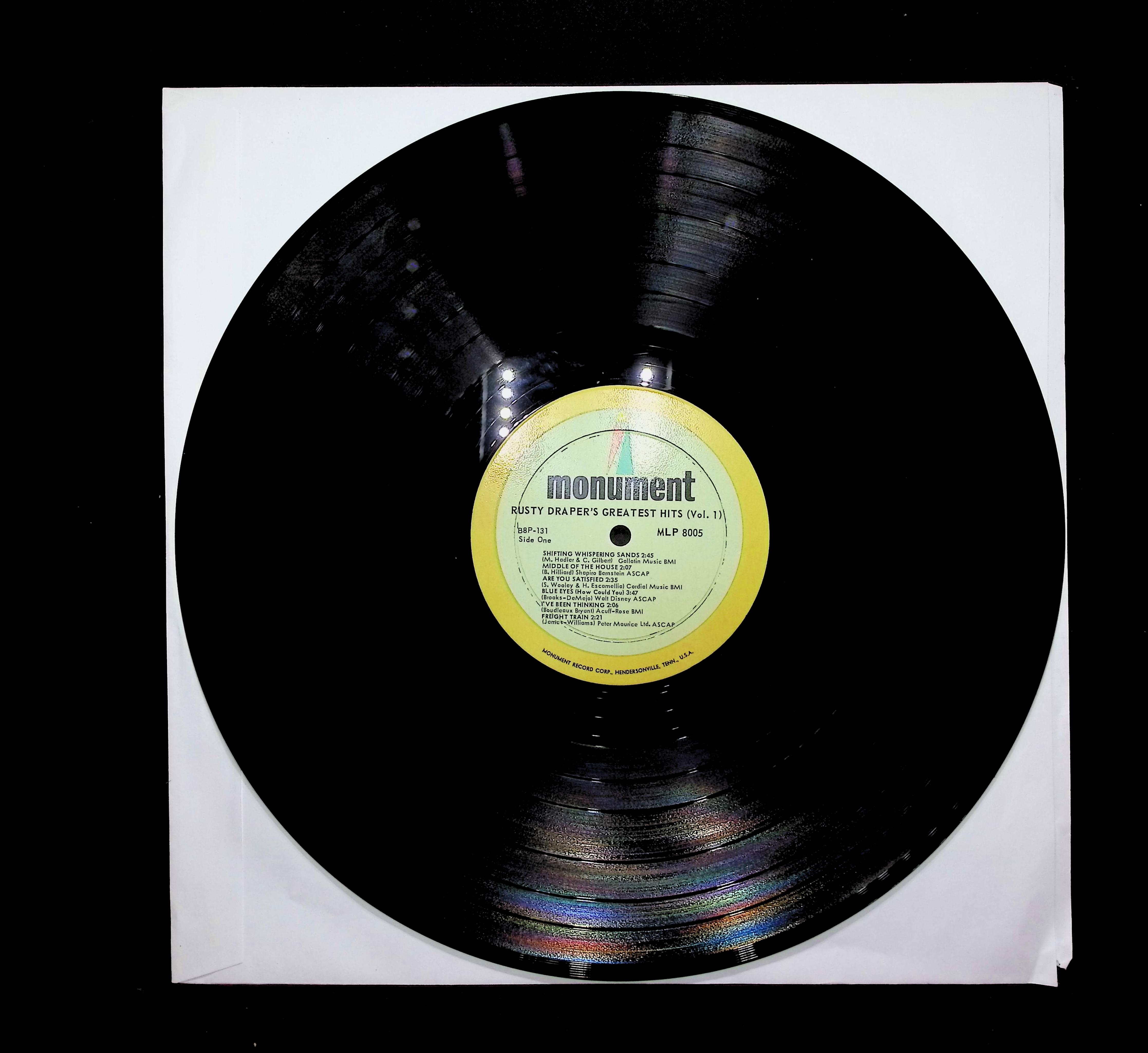 Rusty Draper's Greatest Hits (Volume 1) 1964 LP Folk, World, & Country  — image 3