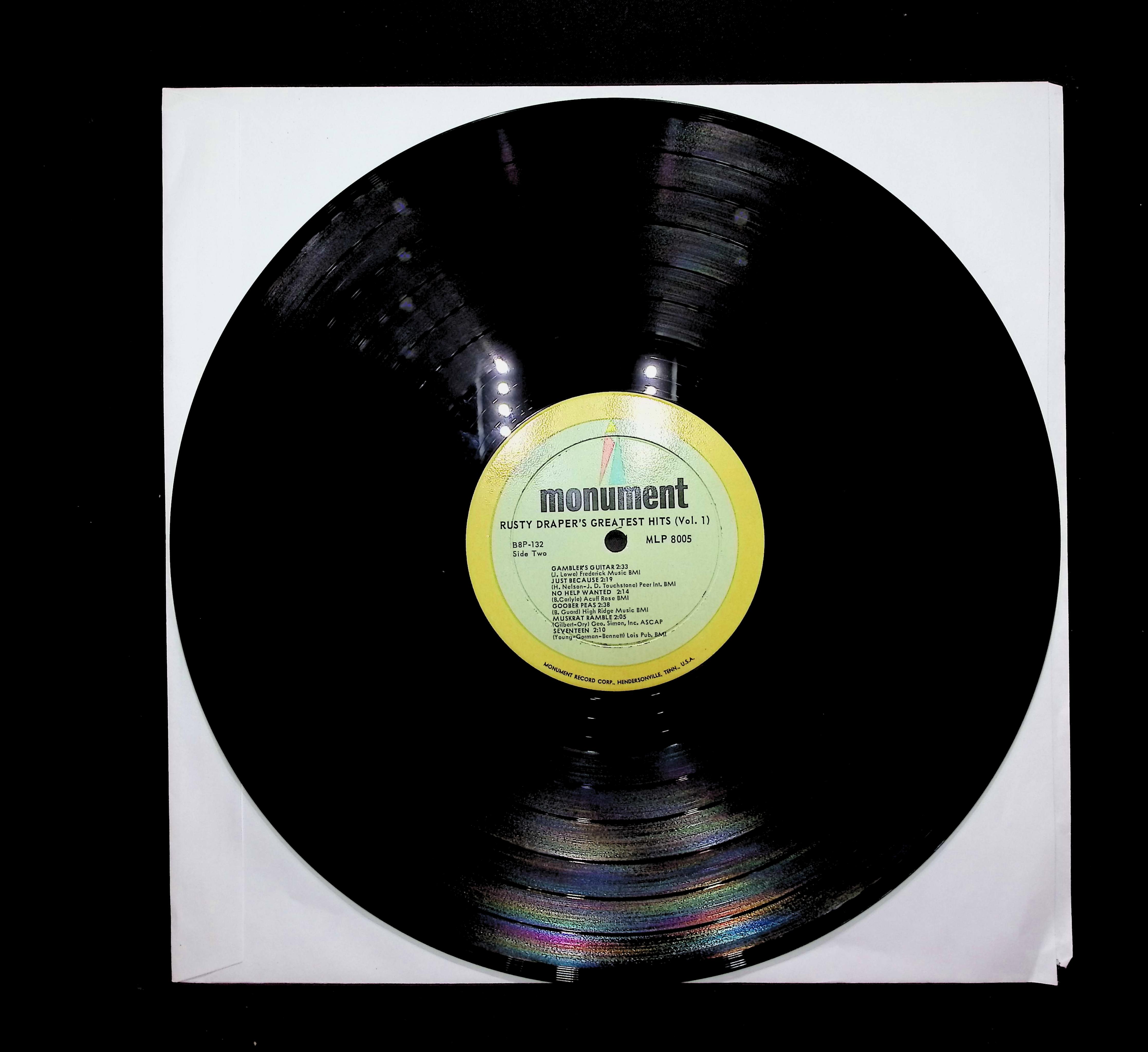 Rusty Draper's Greatest Hits (Volume 1) 1964 LP Folk, World, & Country  — image 5