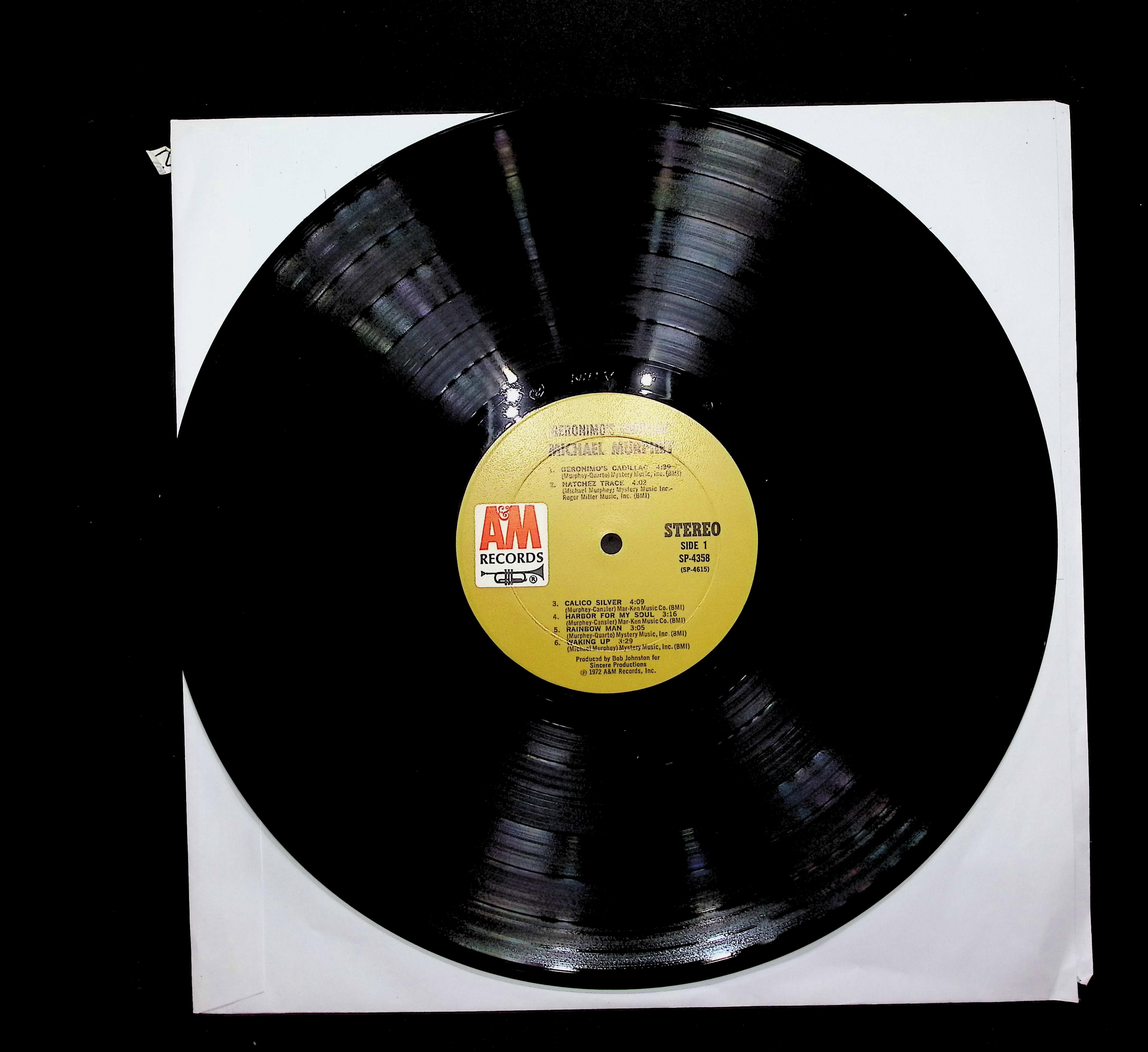 Michael Martin Murphey Geronimo's Cadillac 1972 LP Rock, Folk, World, & Country — image 3