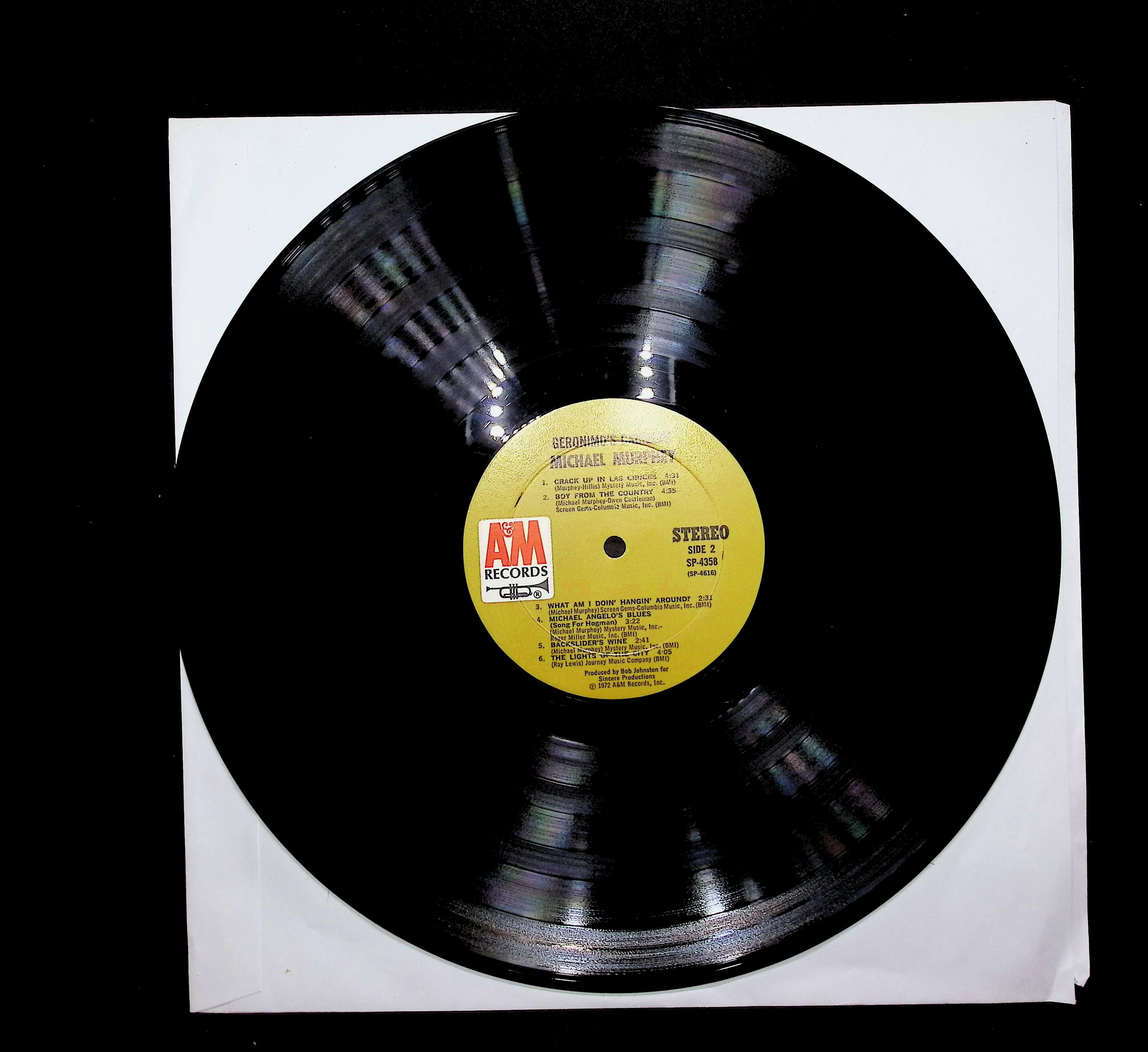Michael Martin Murphey Geronimo's Cadillac 1972 LP Rock, Folk, World, & Country — image 5
