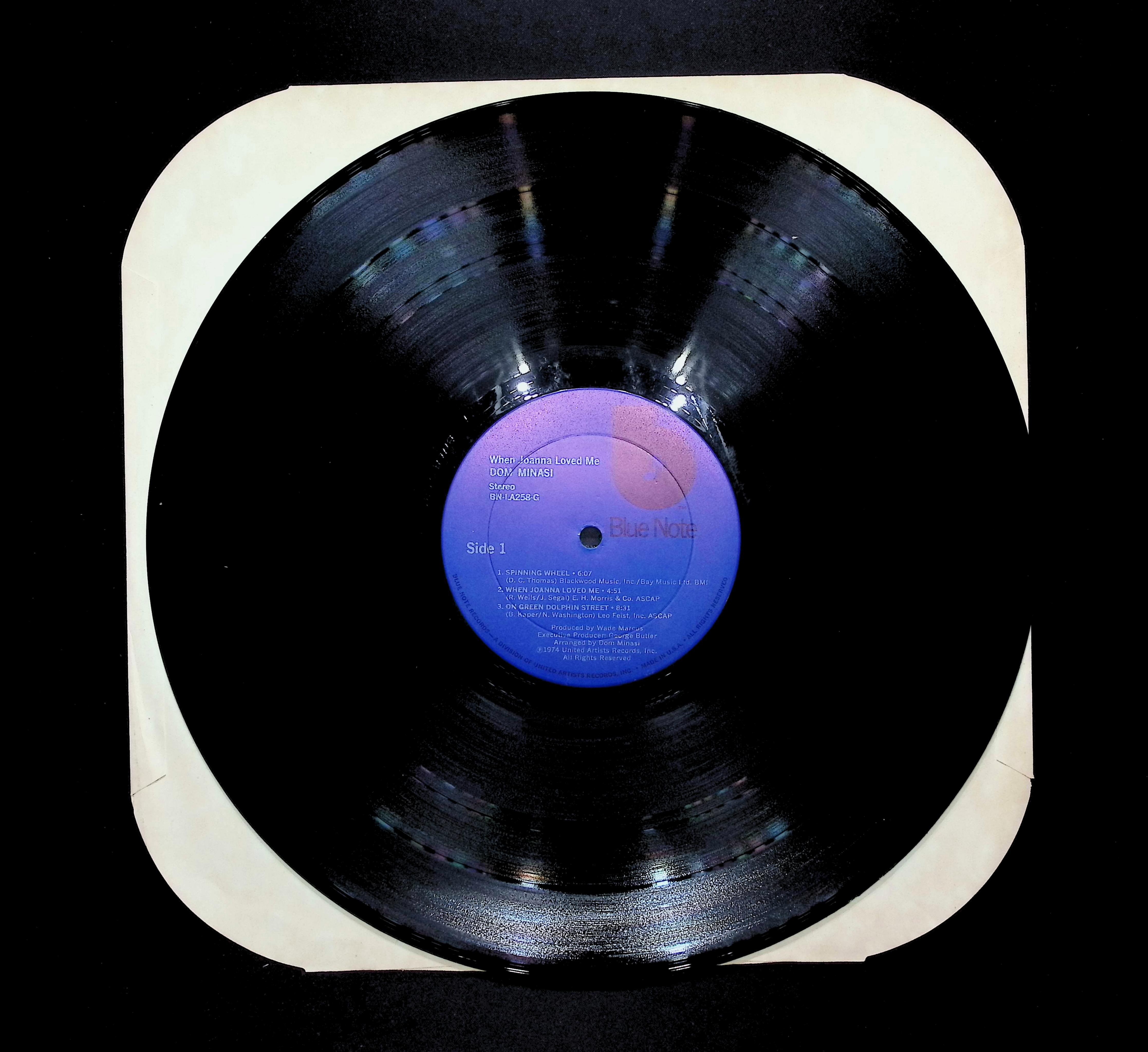 Dom Minasi When Joanna Loved Me 12" LP 1974 BN-LA258-G Jazz — image 5