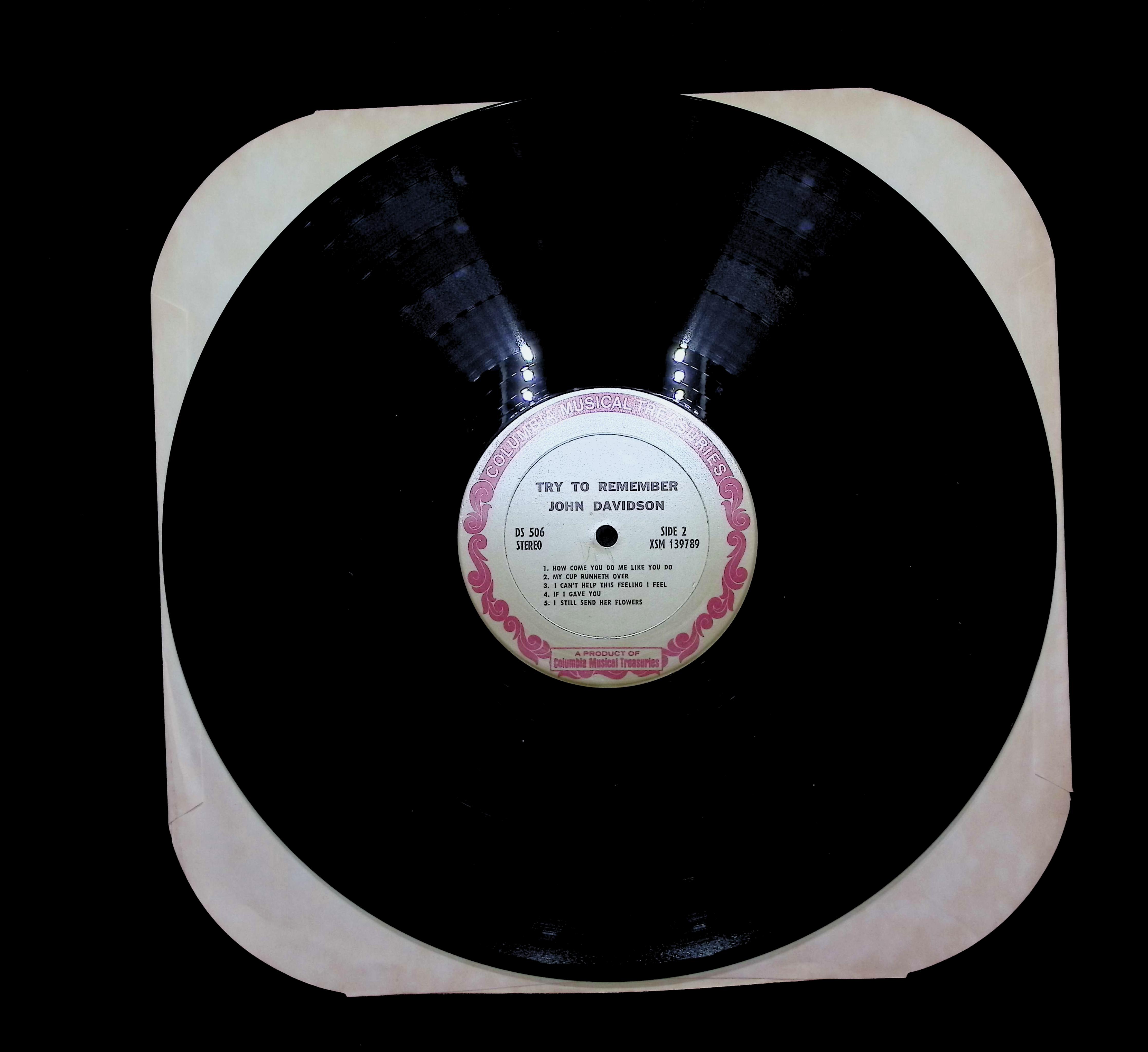 John Davidson Try To Remember 12" LP 1969 DS 506 Pop — image 3
