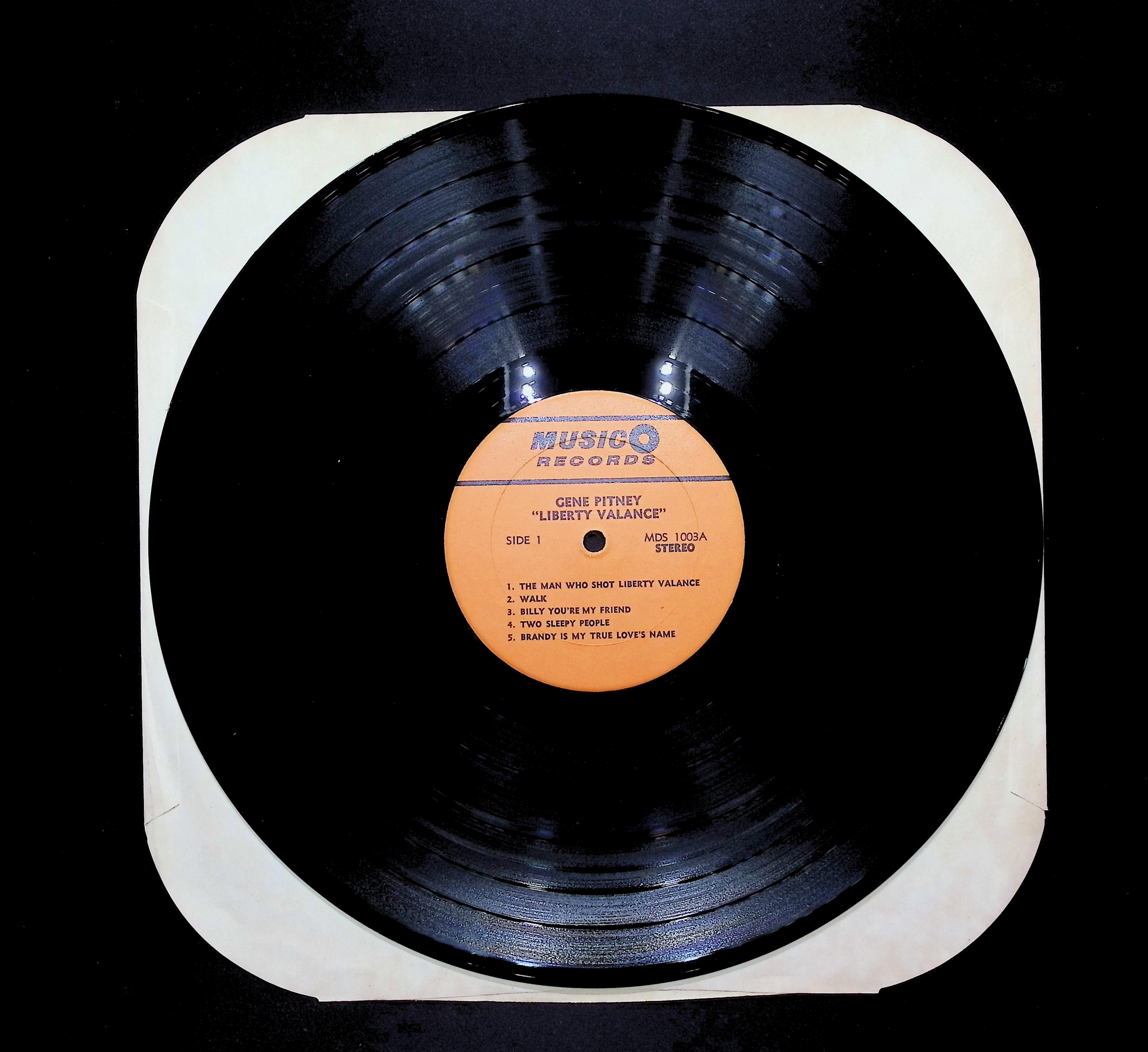 Gene Pitney Liberty Valance 12" LP 1969 MDS 1003 Rock — image 3