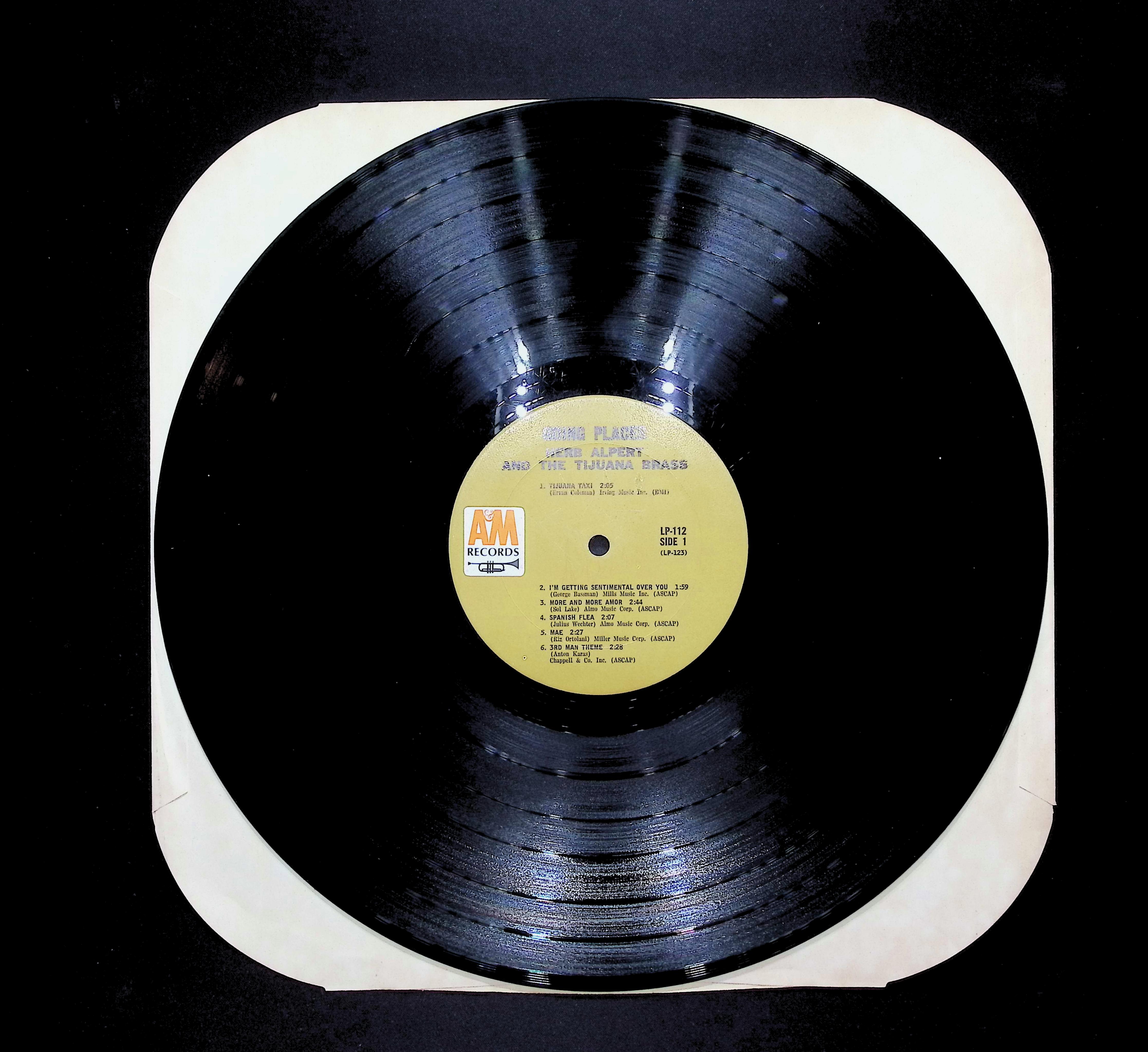 Herb Alpert & The Tijuana Brass !!Going Places!! 12" LP 0 A&M Records Jazz — image 3
