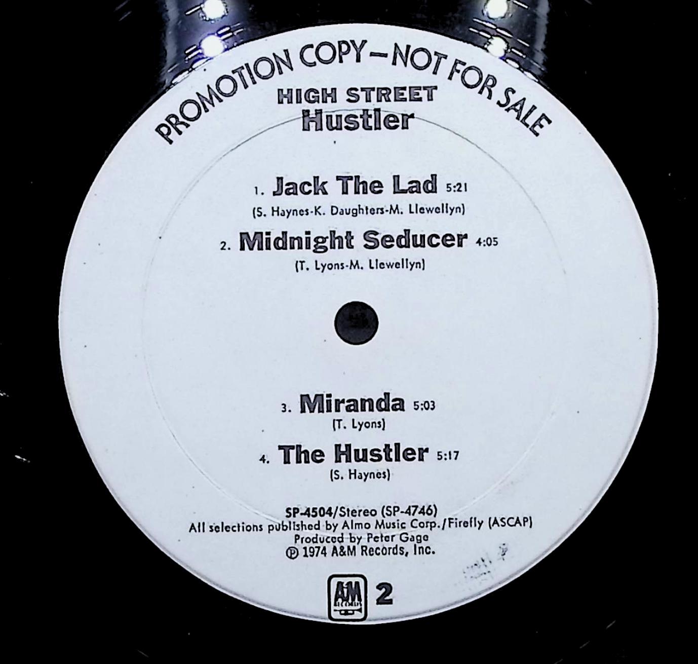 Hustler High Street 12" LP 1974 SP-4504 Rock — image 2