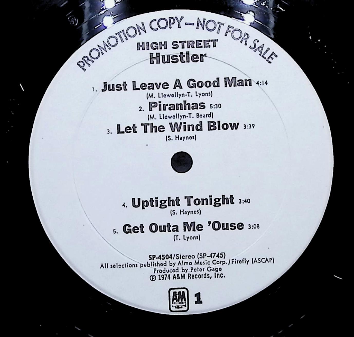 Hustler High Street 12" LP 1974 SP-4504 Rock — image 4