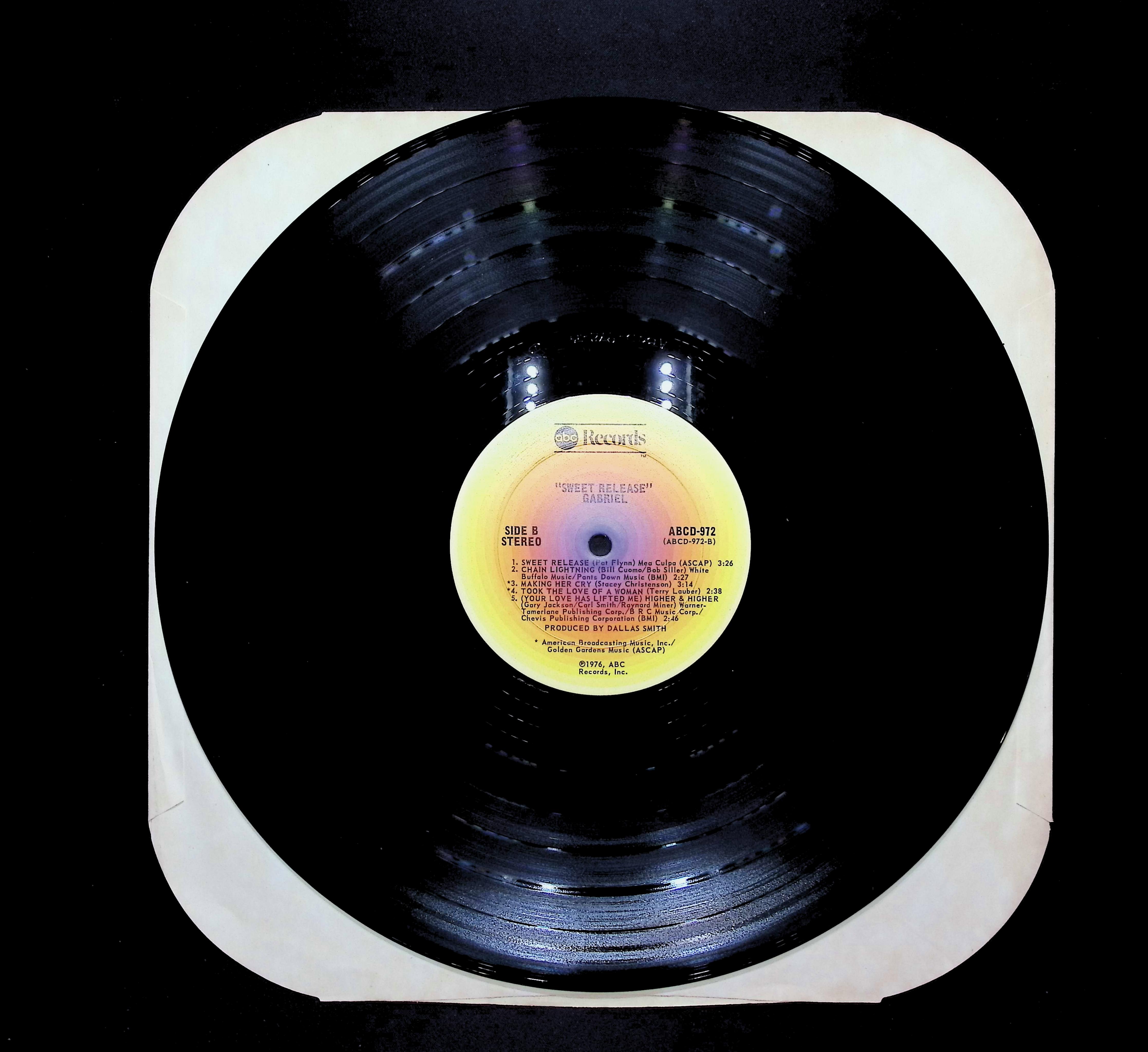 Gabriel (27) Sweet Release 12" LP 1976 ABCD-972 Rock — image 3