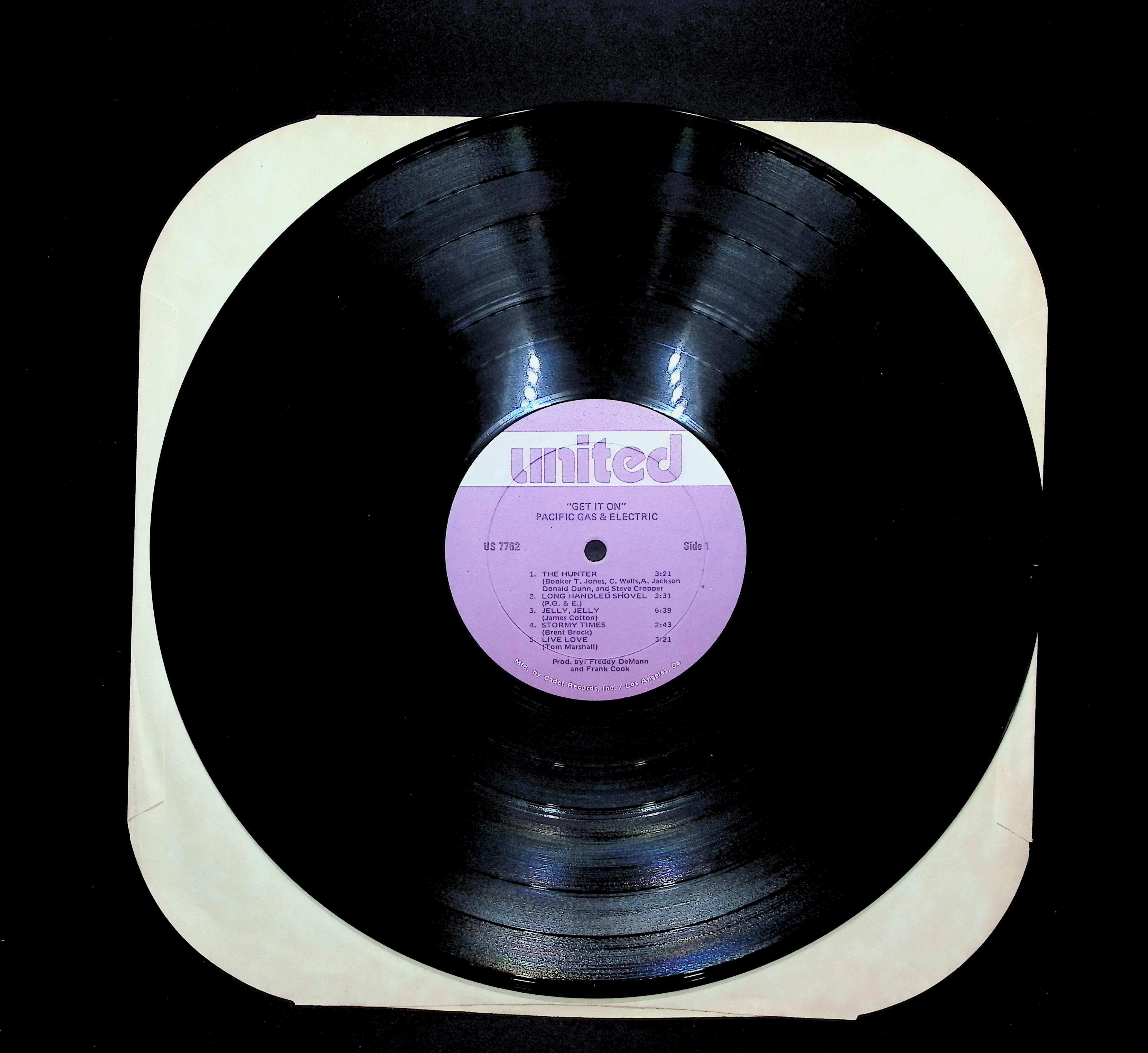 Pacific Gas & Electric Get It On 12" LP 0 United (9) Rock — image 3