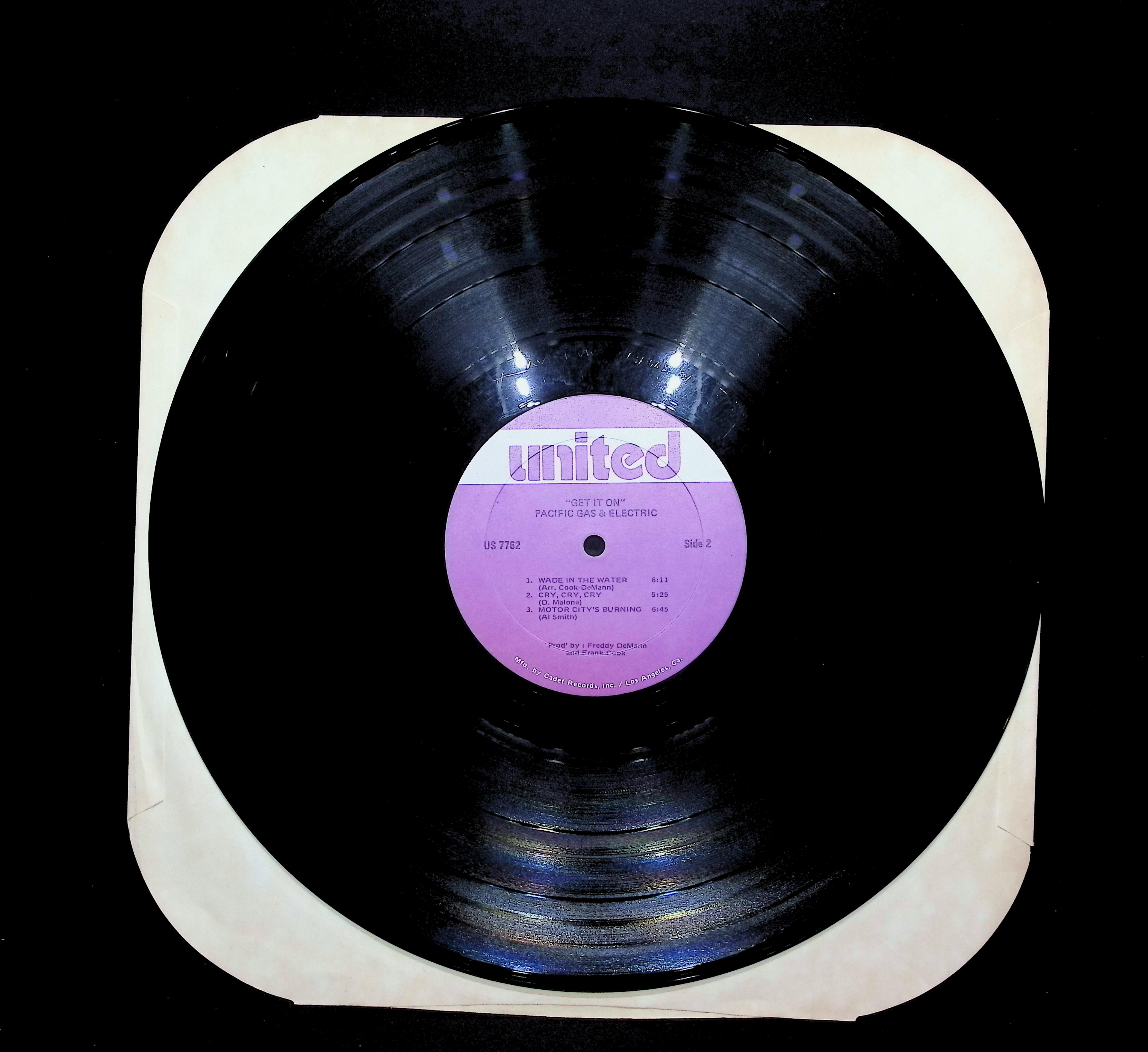Pacific Gas & Electric Get It On 12" LP 0 United (9) Rock — image 5