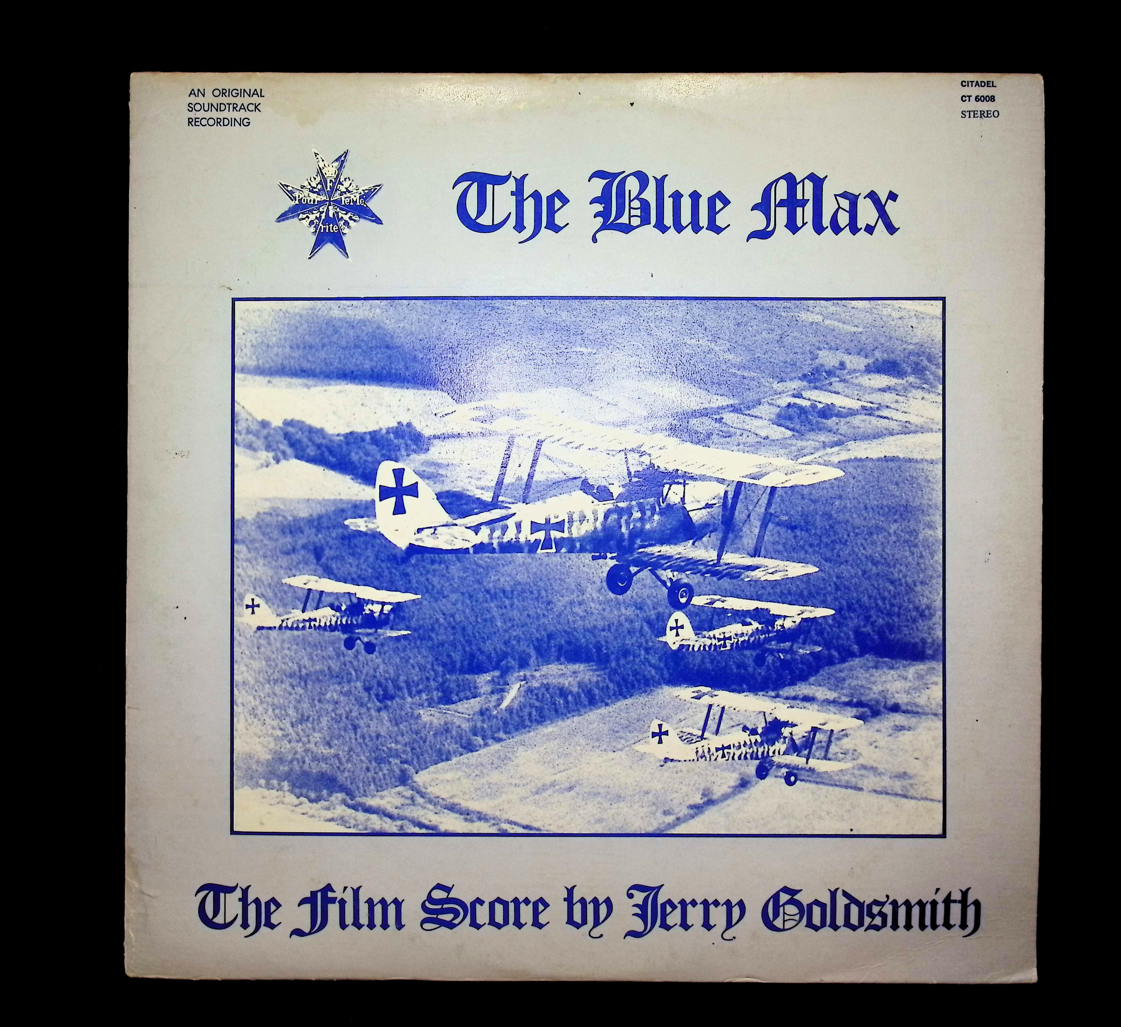 Jerry Goldsmith The Blue Max 12" LP 1976 CT 6008 Stage & Screen