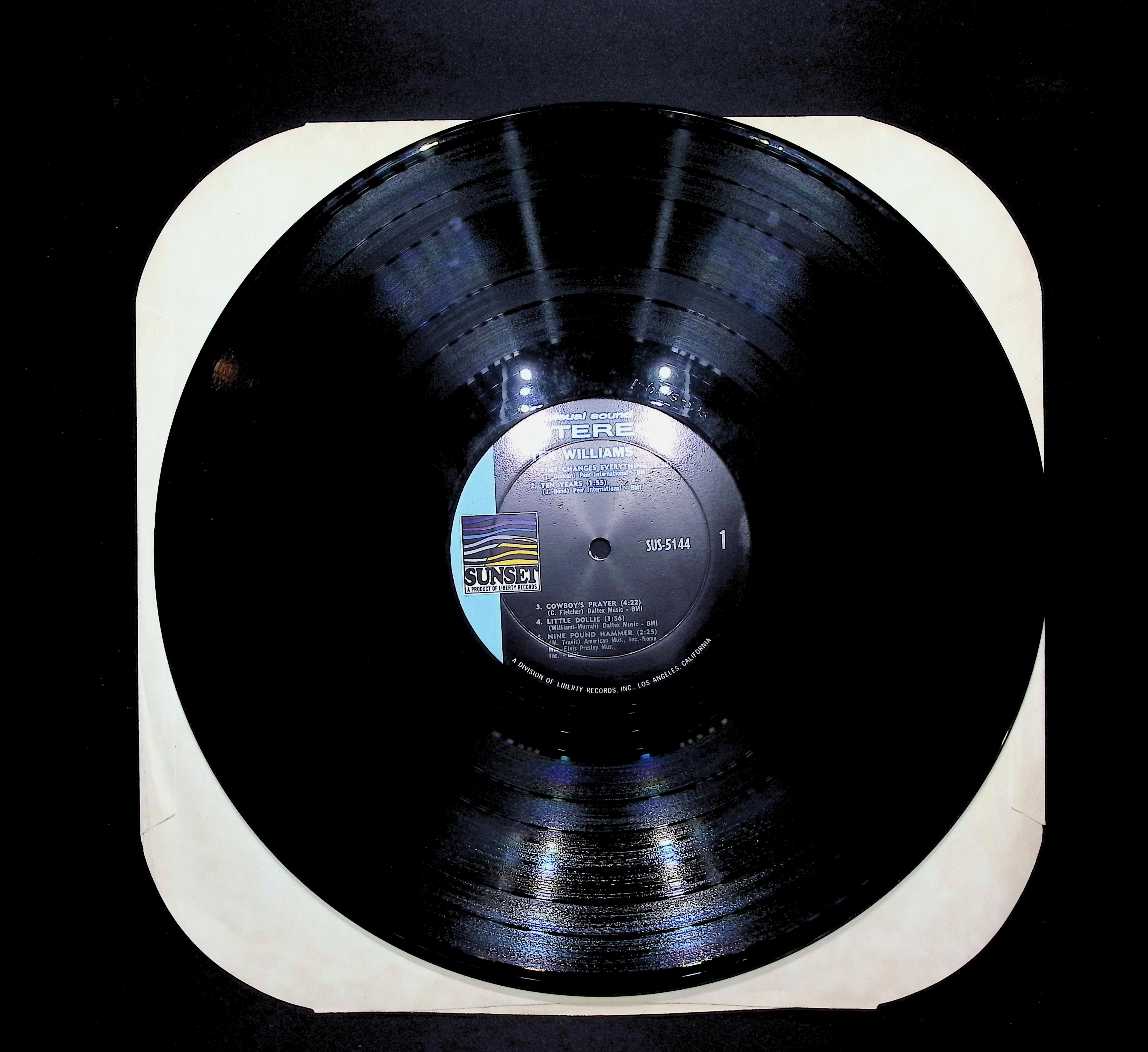 Tex Williams Tex Williams 12" LP 1966 SUS-5144 Folk, World, & Country — image 5