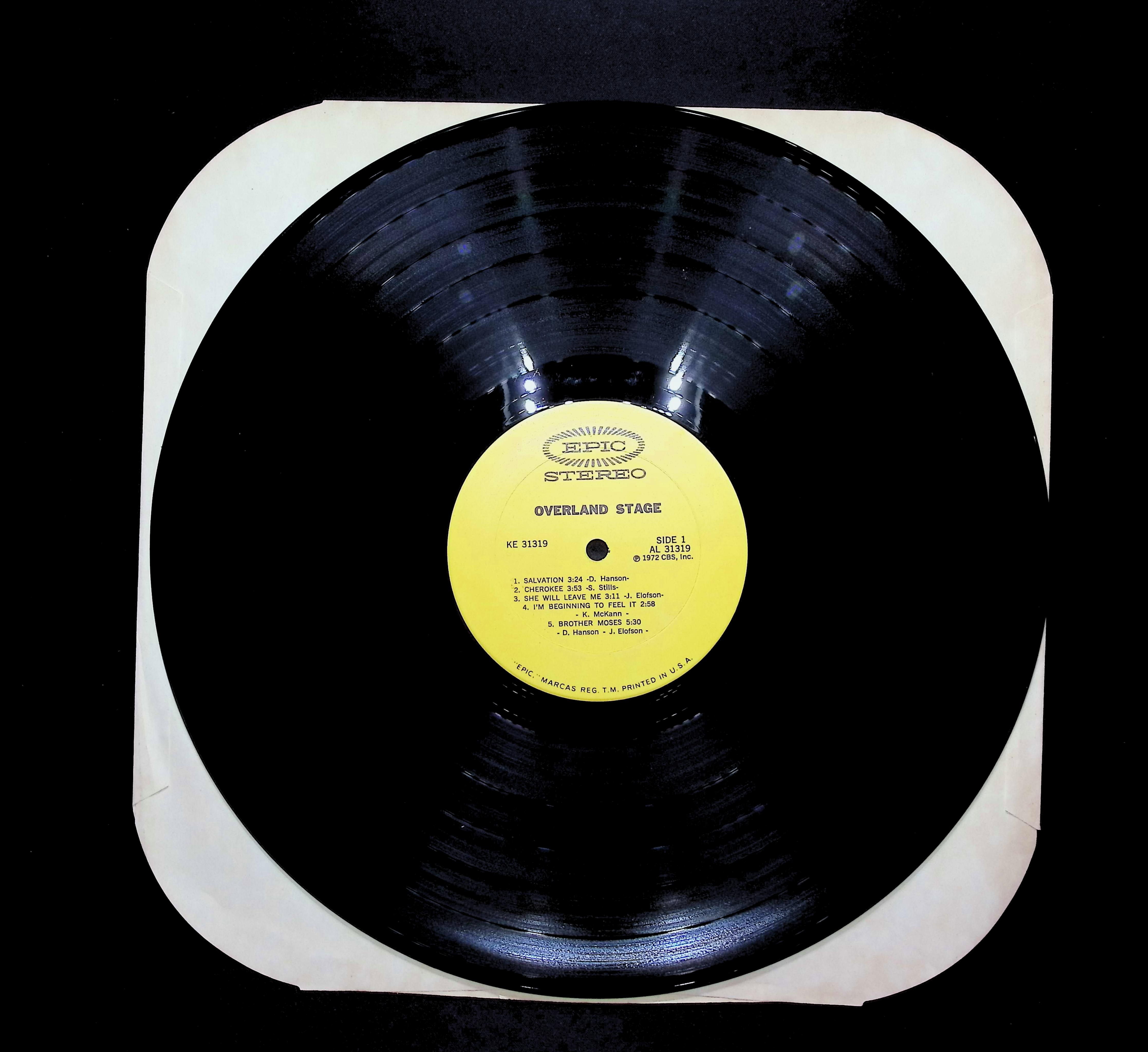 Overland Stage Overland Stage 12" LP 1972 KE 31319 Rock — image 5