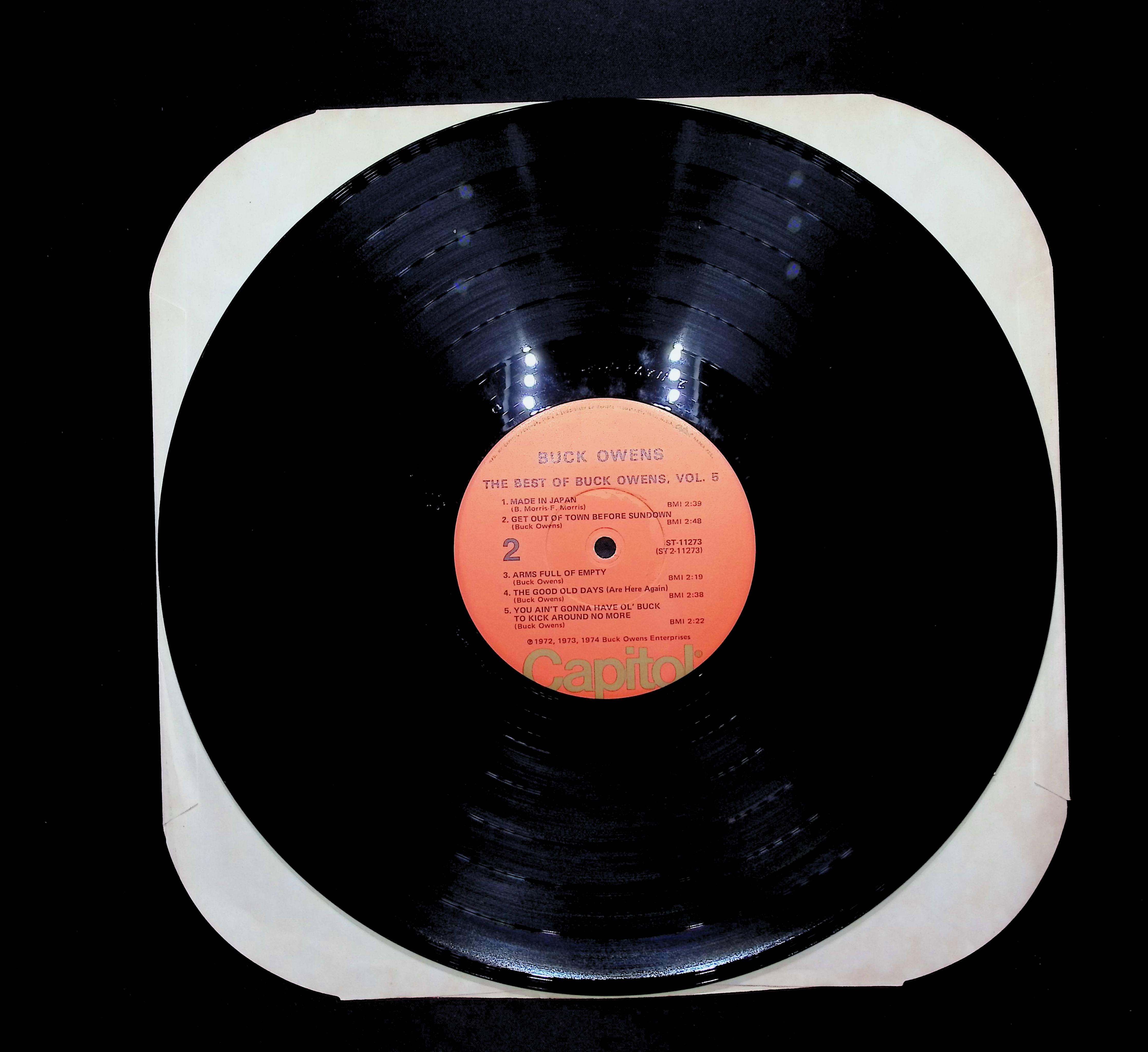 Buck Owens The Best Of Buck Owens, Vol. 5 12" LP 1974 ST-11273 Folk, World, & Country — image 3