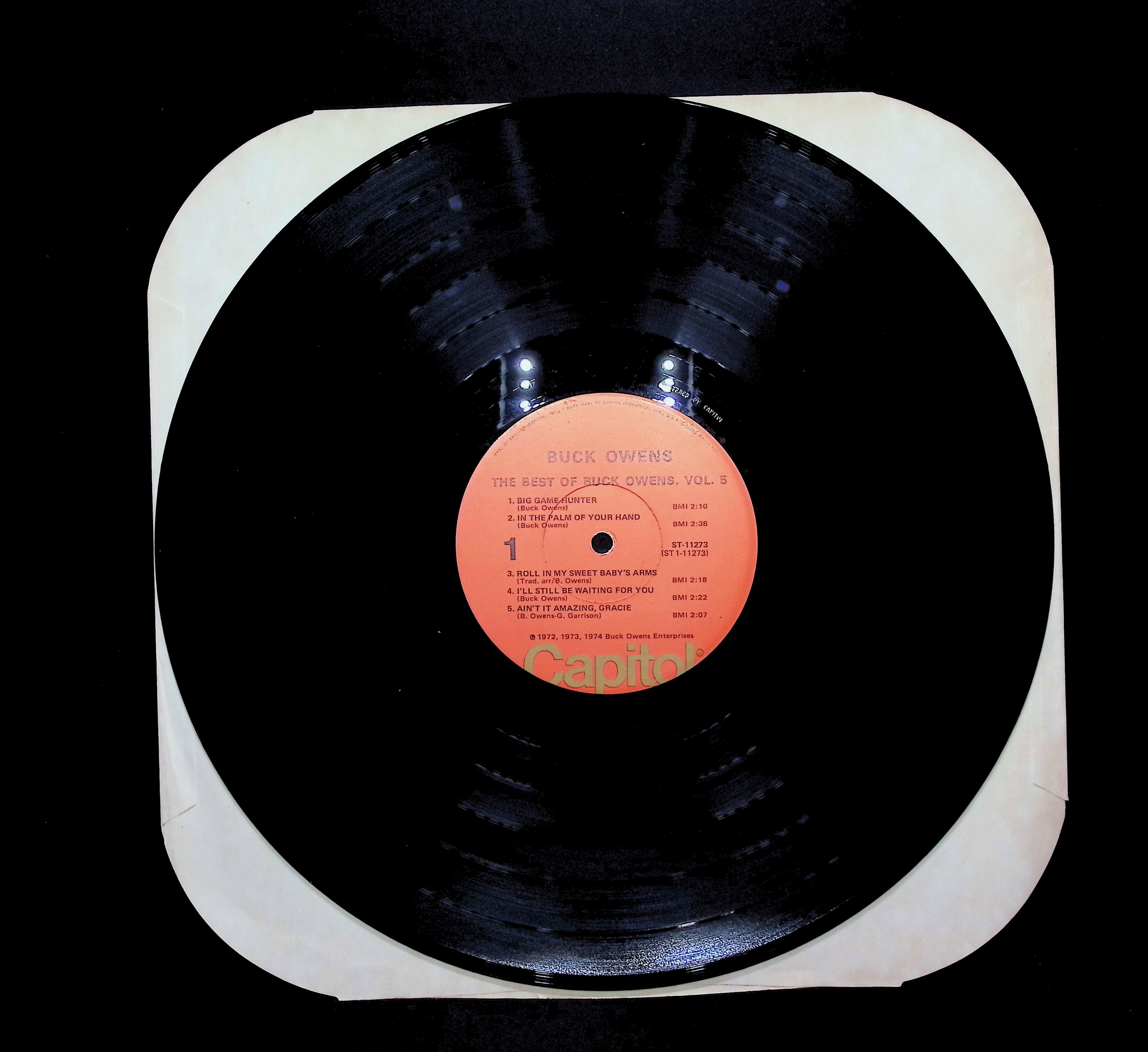 Buck Owens The Best Of Buck Owens, Vol. 5 12" LP 1974 ST-11273 Folk, World, & Country — image 5