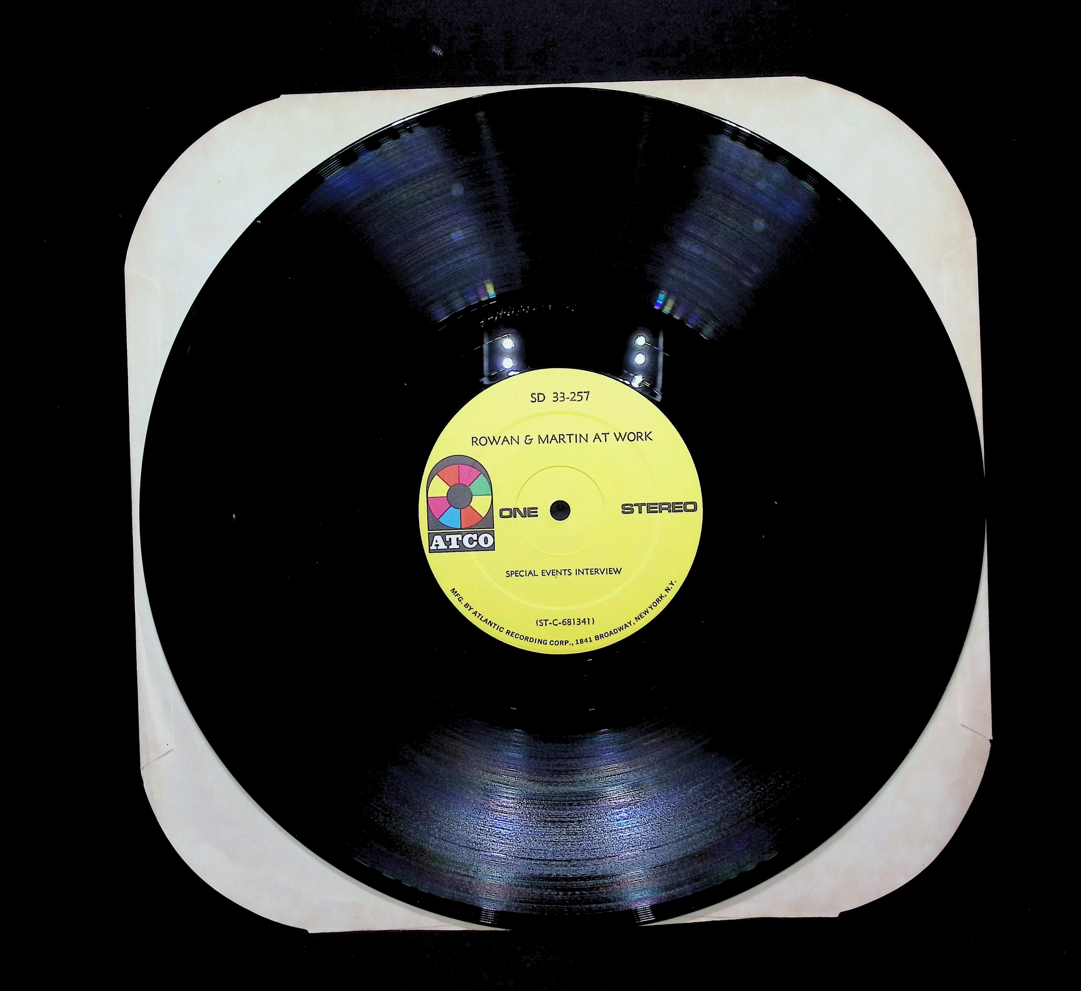 Rowan & Martin At Work 12" LP 1968 SD 33-257 Non-Music — image 3