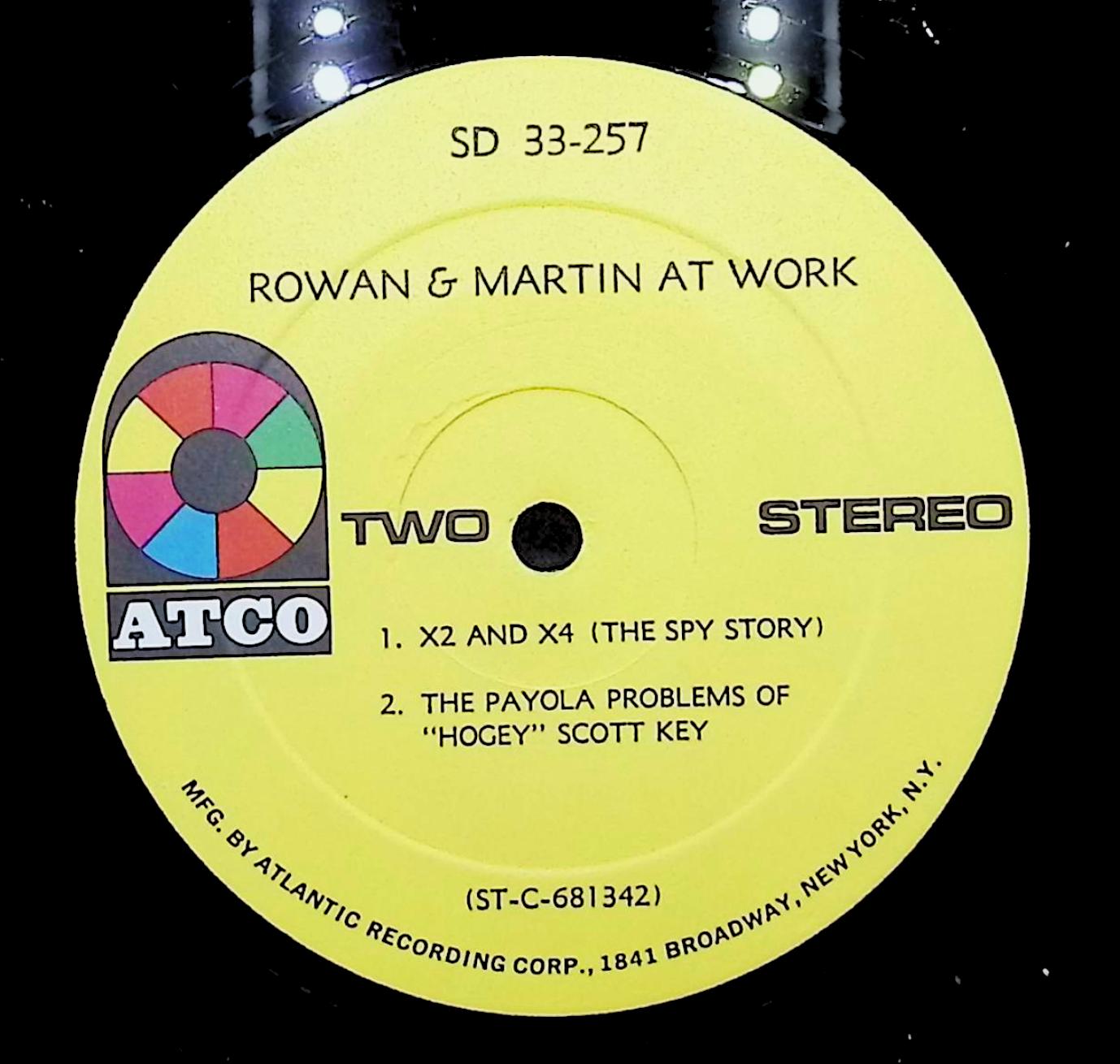 Rowan & Martin At Work 12" LP 1968 SD 33-257 Non-Music — image 4